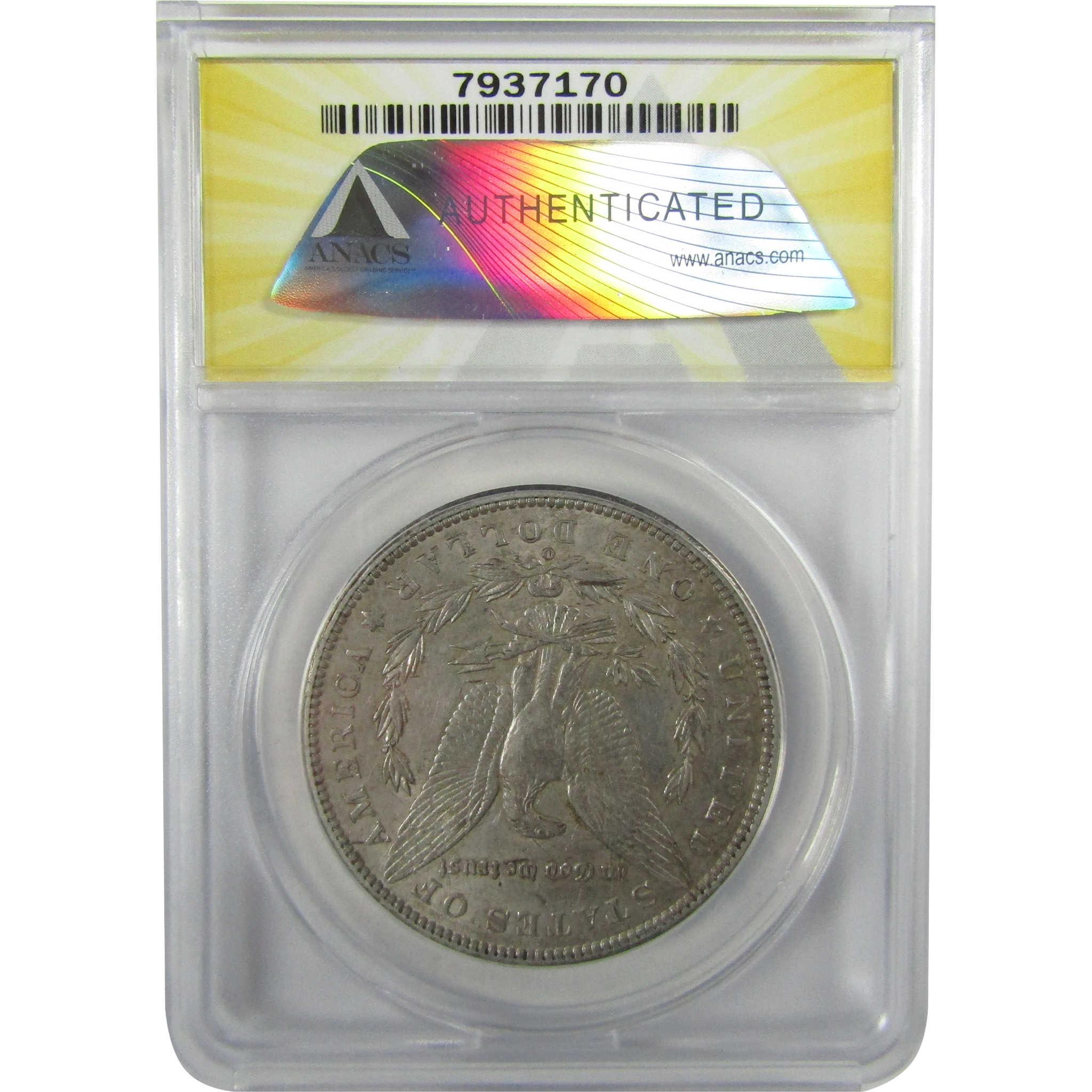 1897 O Morgan Silver Dollar AU 50 Details ANACS $1 Coin SKU:I28051 - Morgan coin - Morgan silver dollar - Morgan silver dollar for sale - Profile Coins & Collectibles