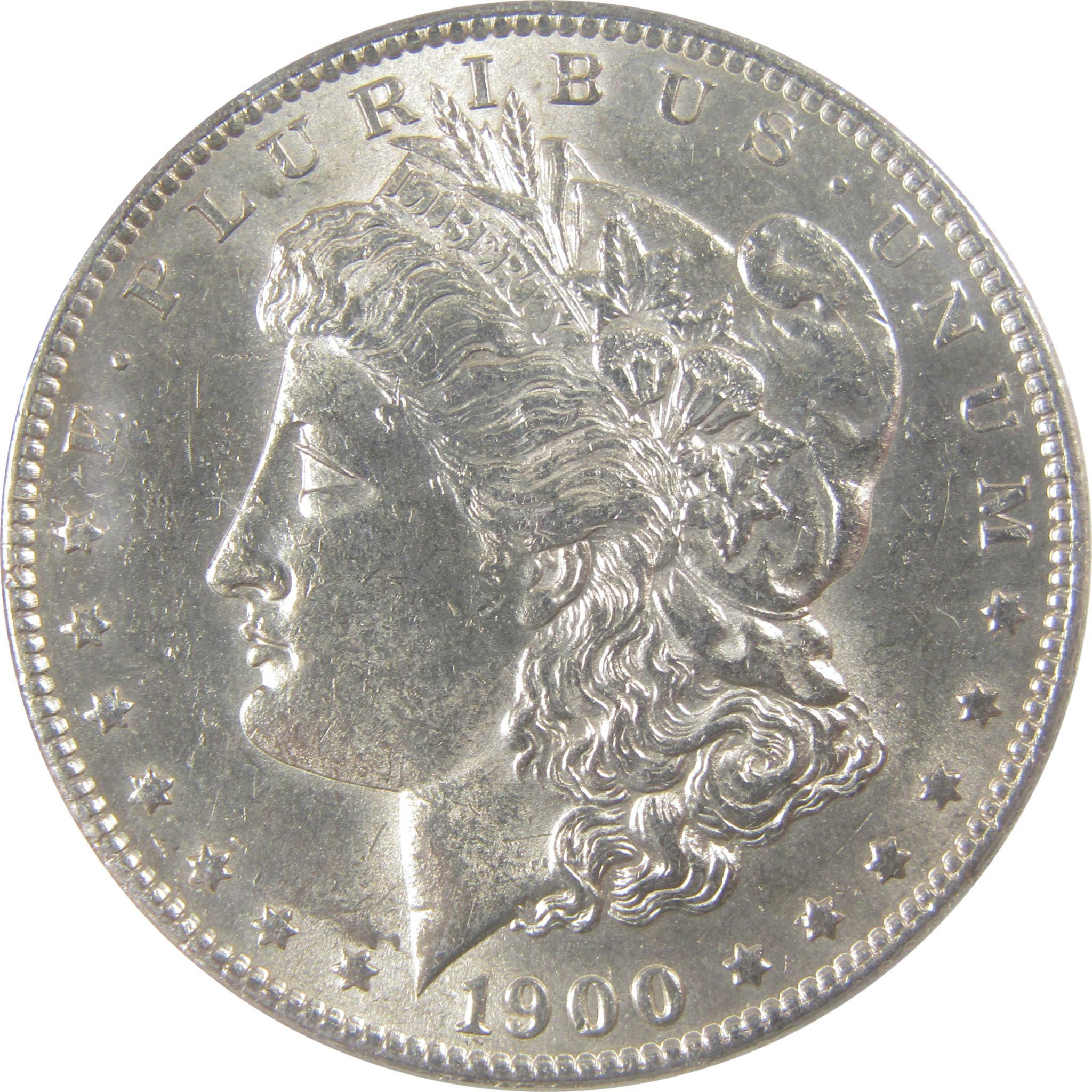1900 S Morgan Silver Dollar AU 55 ANACS $1 Coin SKU:I25653 - Morgan coin - Morgan silver dollar - Morgan silver dollar for sale - Profile Coins & Collectibles