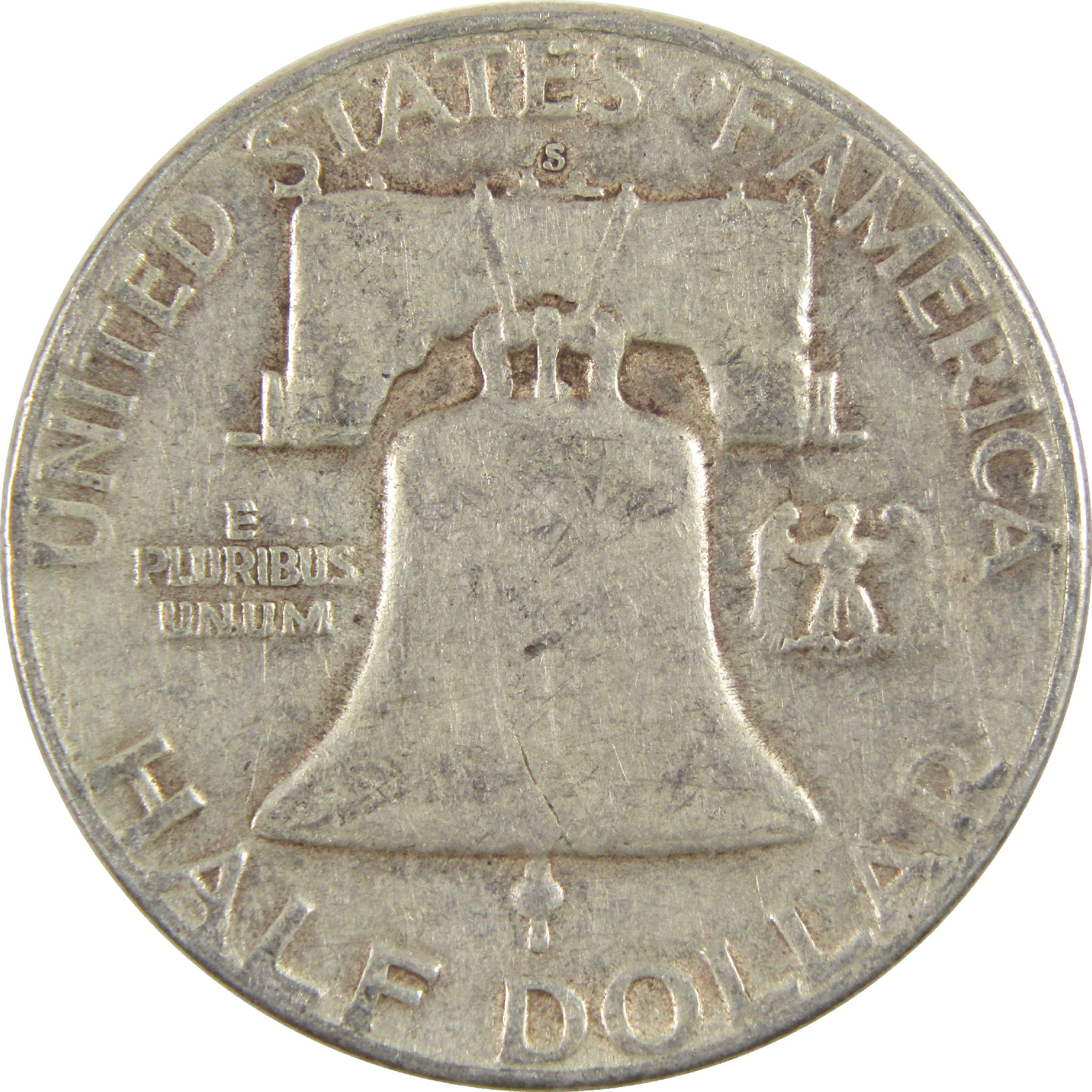 1953 S Franklin Half Dollar VG Very Good Silver 50c Coin