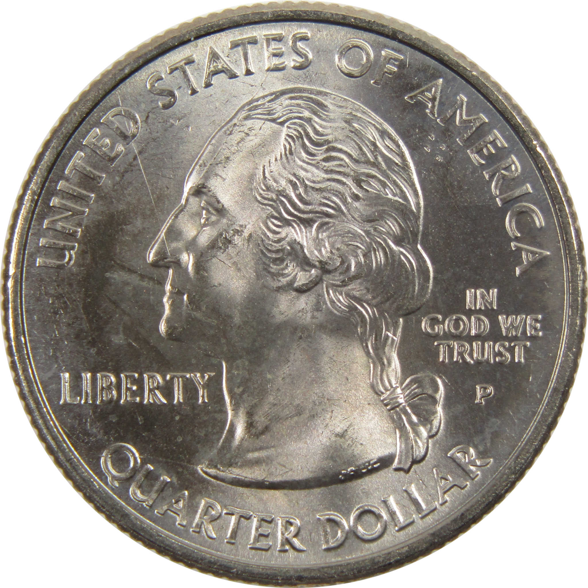 2001 P North Carolina State Quarter BU Uncirculated Clad 25c Coin