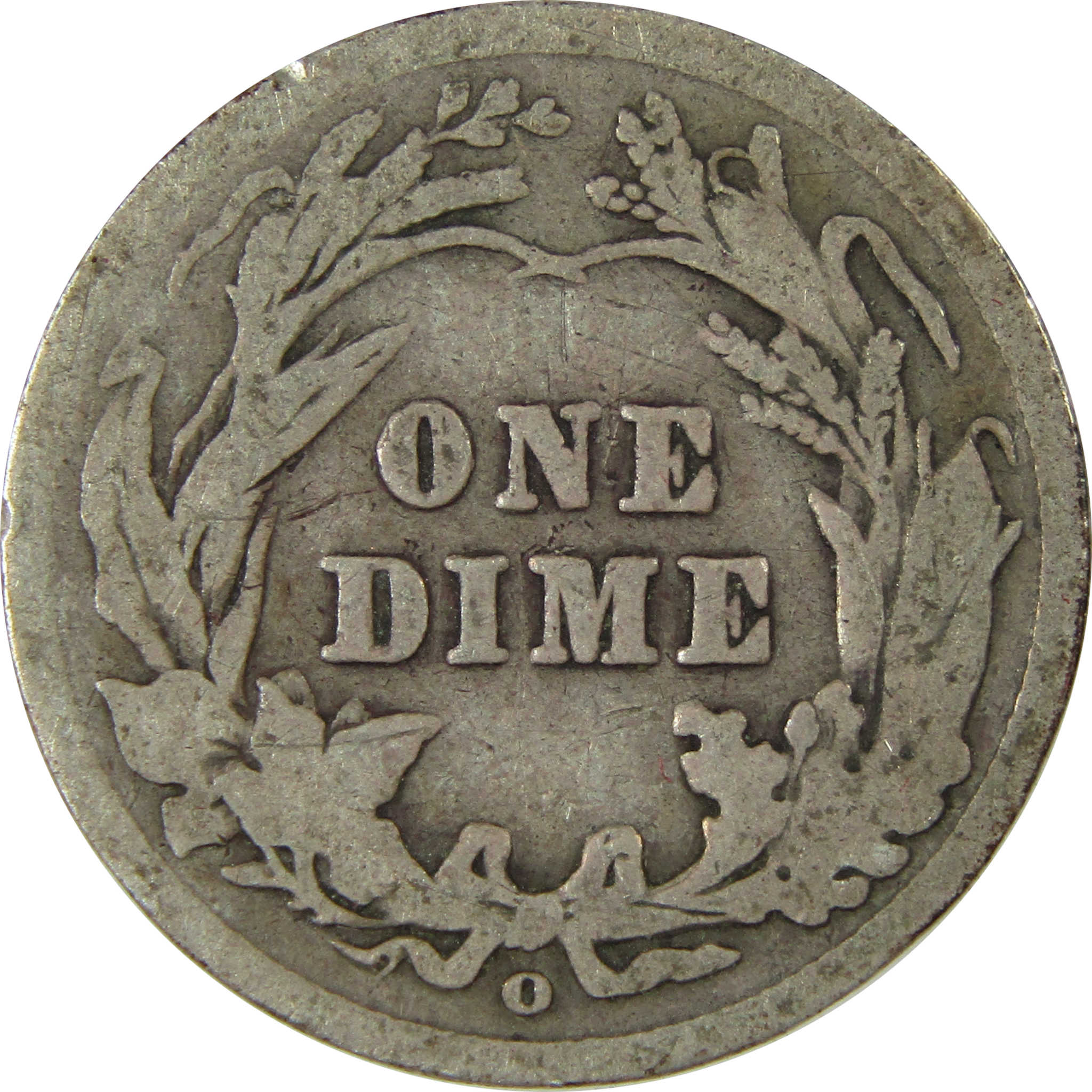 1905 O Micro O Barber Silver Dime G Good 10c Coin SKU:I26635