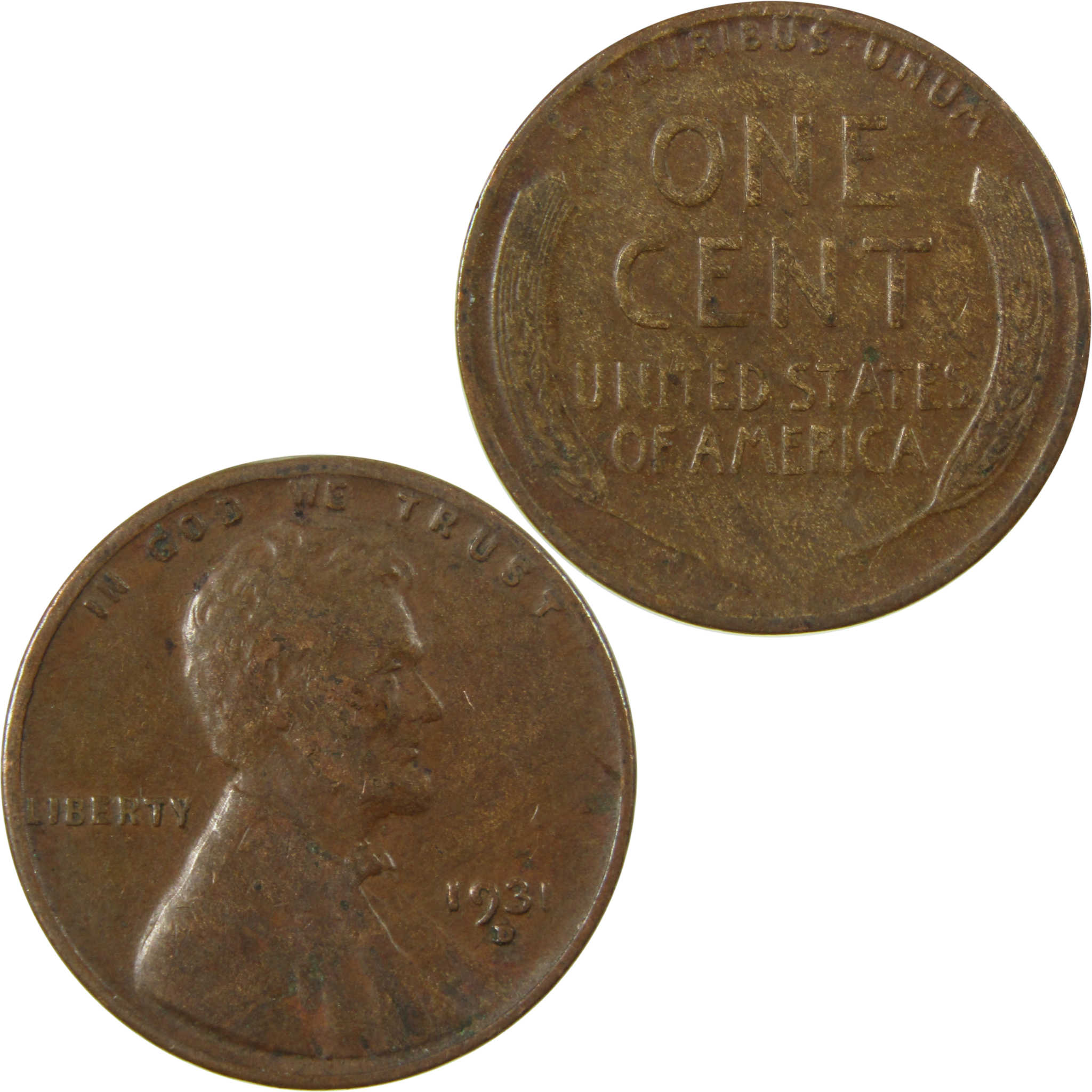 1931 D Lincoln Wheat Cent VF Very Fine Penny SKU:I26705