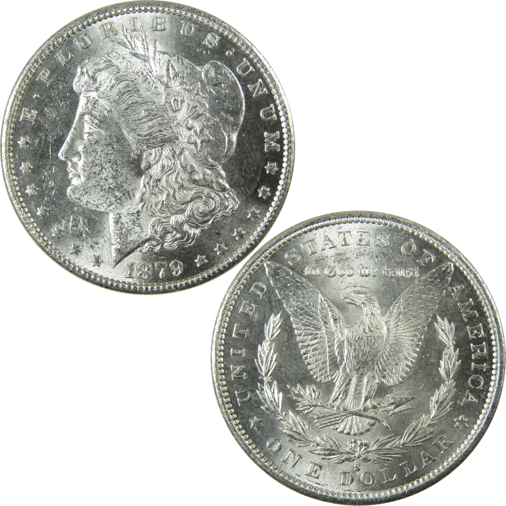 1879 S Rev 79 Morgan Silver Dollar Uncirculated Mint State SKU:I27769 - Morgan coin - Morgan silver dollar - Morgan silver dollar for sale - Profile Coins & Collectibles