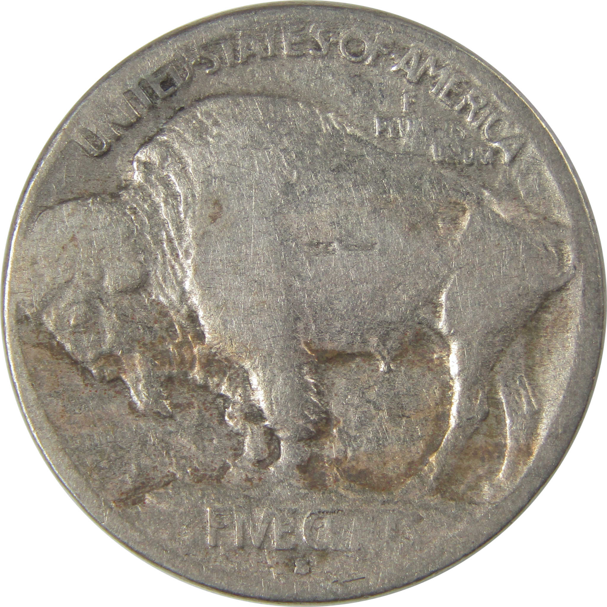1913 S Type 1 Indian Head Buffalo Nickel AG About Good SKU:I22834