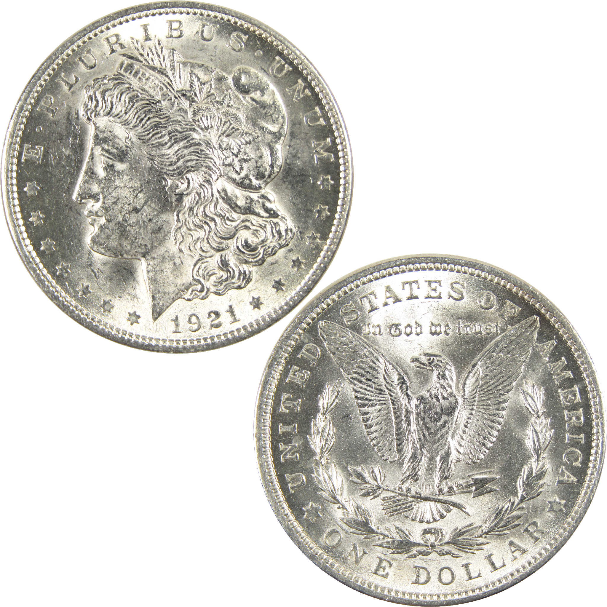 1921 Morgan Dollar CH AU Choice About Uncirculated Silver $1 Coin - Morgan coin - Morgan silver dollar - Morgan silver dollar for sale - Profile Coins & Collectibles