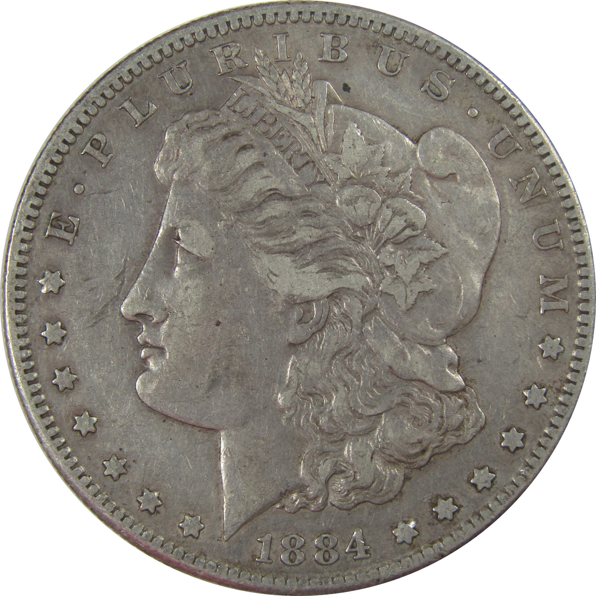 1884 S Morgan Dollar XF EF Extremely Fine Details Silver SKU:CPC1168 - Morgan coin - Morgan silver dollar - Morgan silver dollar for sale - Profile Coins & Collectibles
