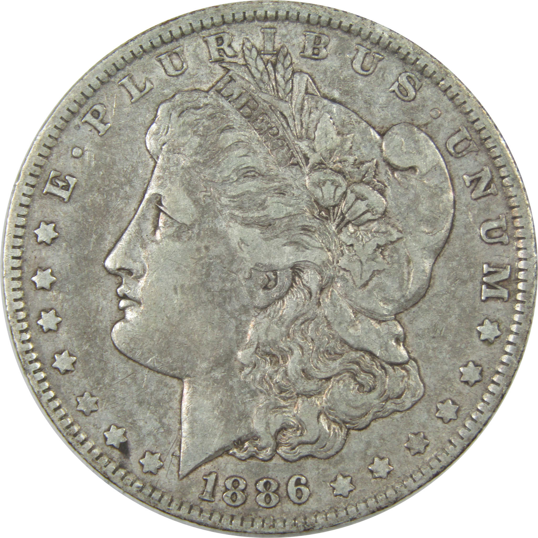 1886 O Morgan Dollar XF EF Extremely Fine Silver $1 Coin SKU:I15478 - Morgan coin - Morgan silver dollar - Morgan silver dollar for sale - Profile Coins & Collectibles