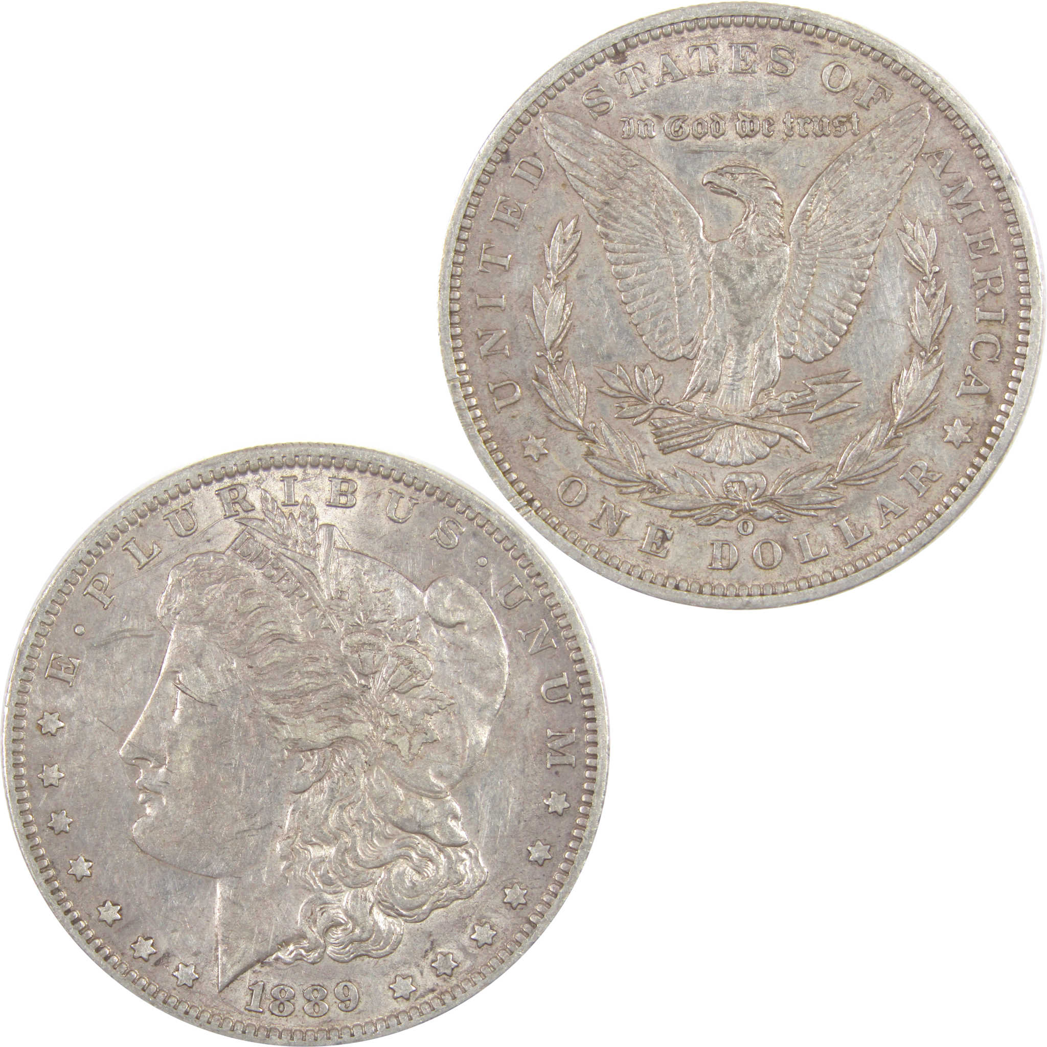 1889 O Morgan Dollar XF EF Extremely Fine Silver $1 Coin SKU:I18185 - Morgan coin - Morgan silver dollar - Morgan silver dollar for sale - Profile Coins & Collectibles