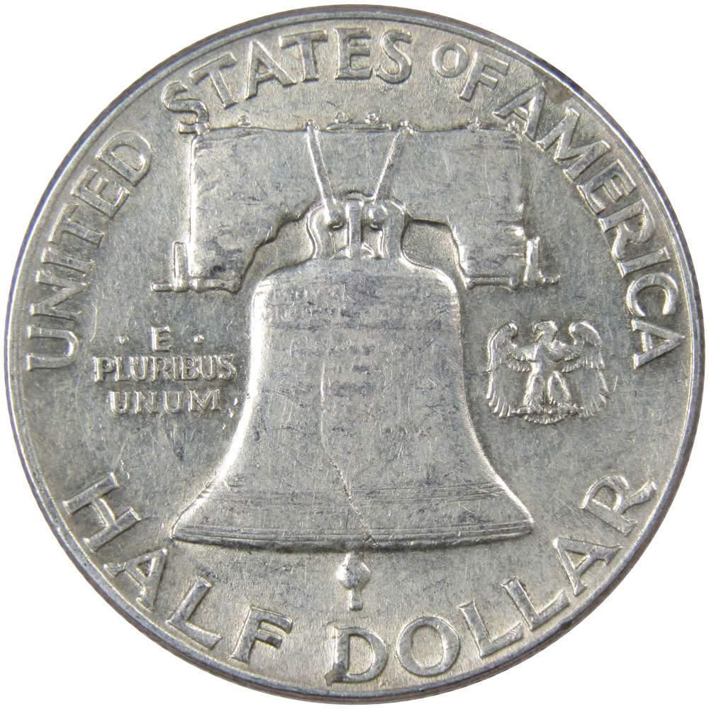 1949 Franklin Half Dollar AU About Uncirculated Silver 50c Coin