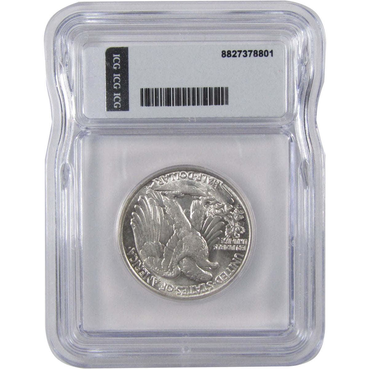 1943 Liberty Walking Silver Half Dollar AU 58 ICG 50c Coin SKU:I29135