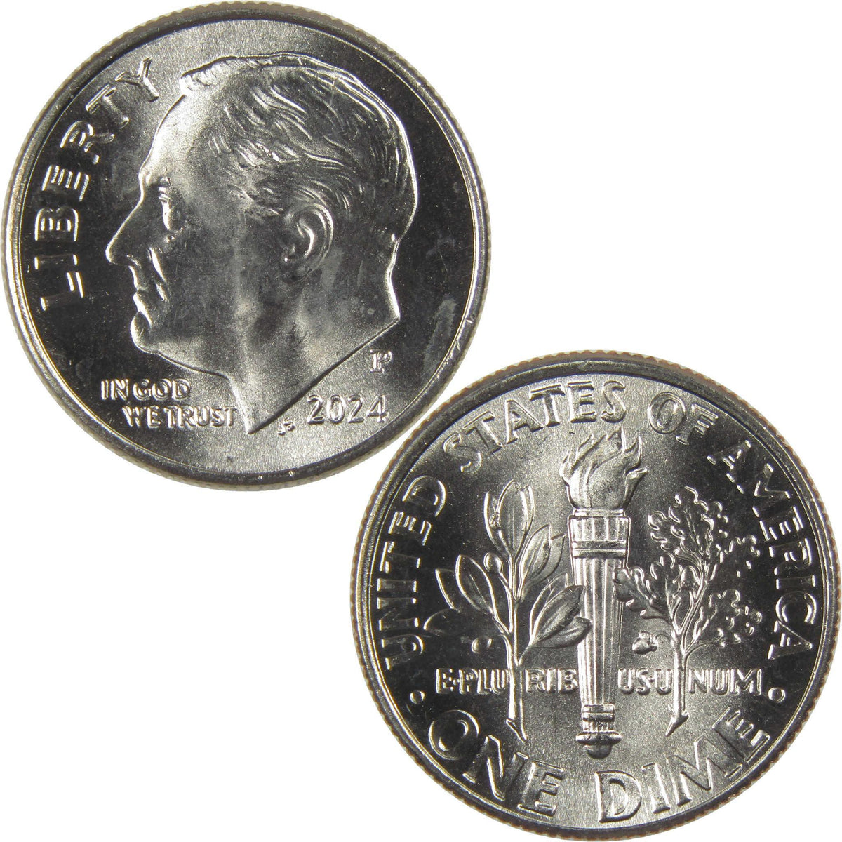 2024 P Roosevelt Dime Clad Uncirculated Mint State 10c Coin