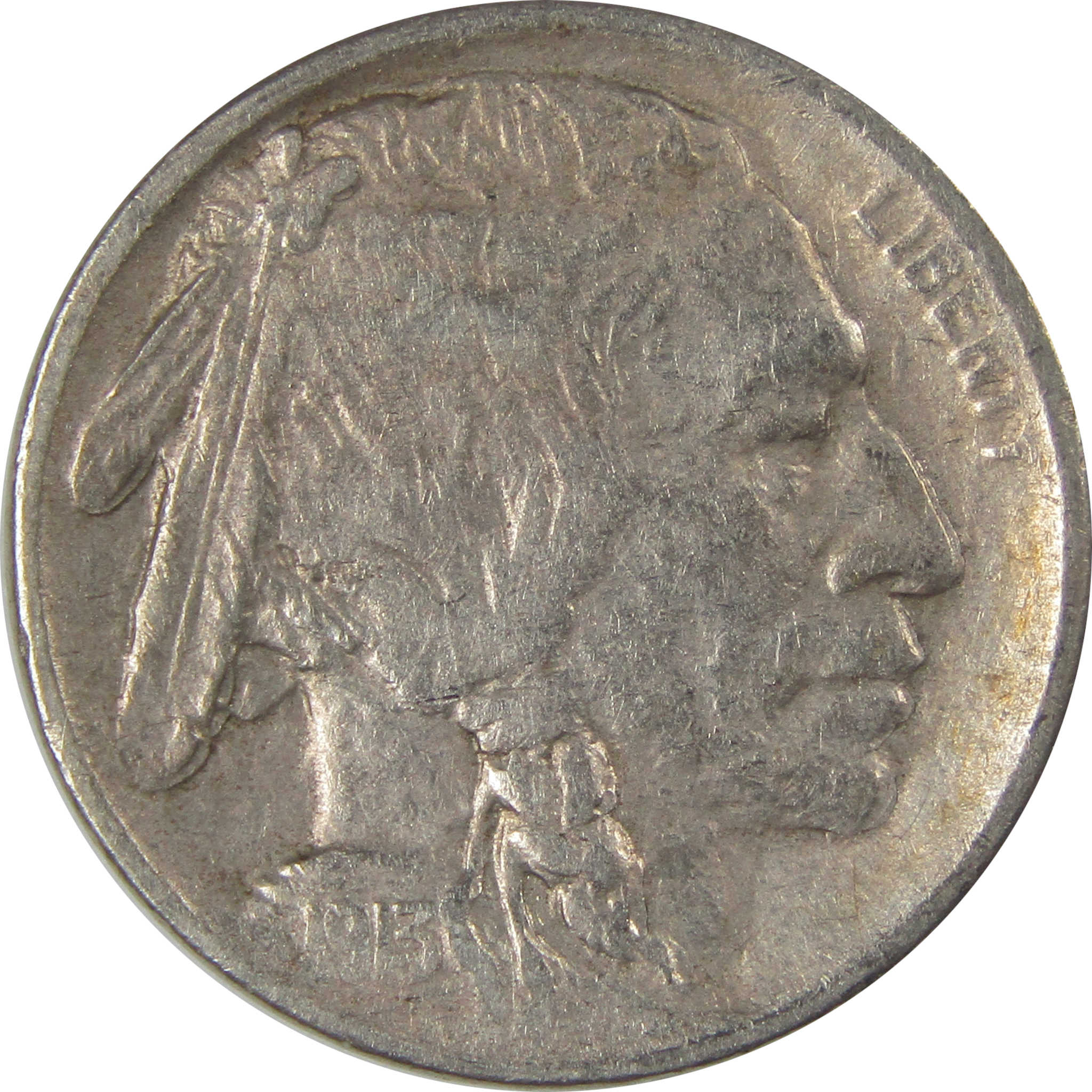 1913 S Type 1 Buffalo Nickel VF Very Fine Details 5c Coin SKU:I22880