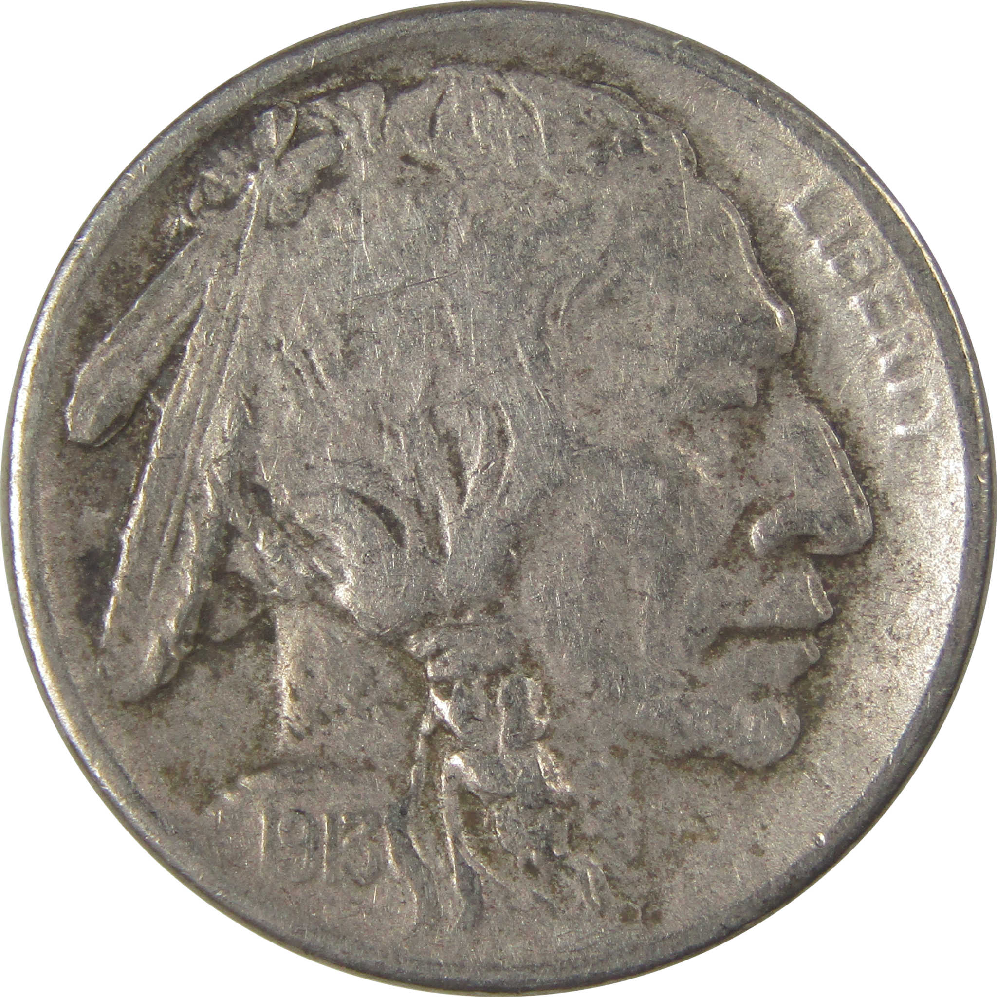 1913 S Type 1 Buffalo Nickel XF EF Extremely Fine Details SKU:I22868