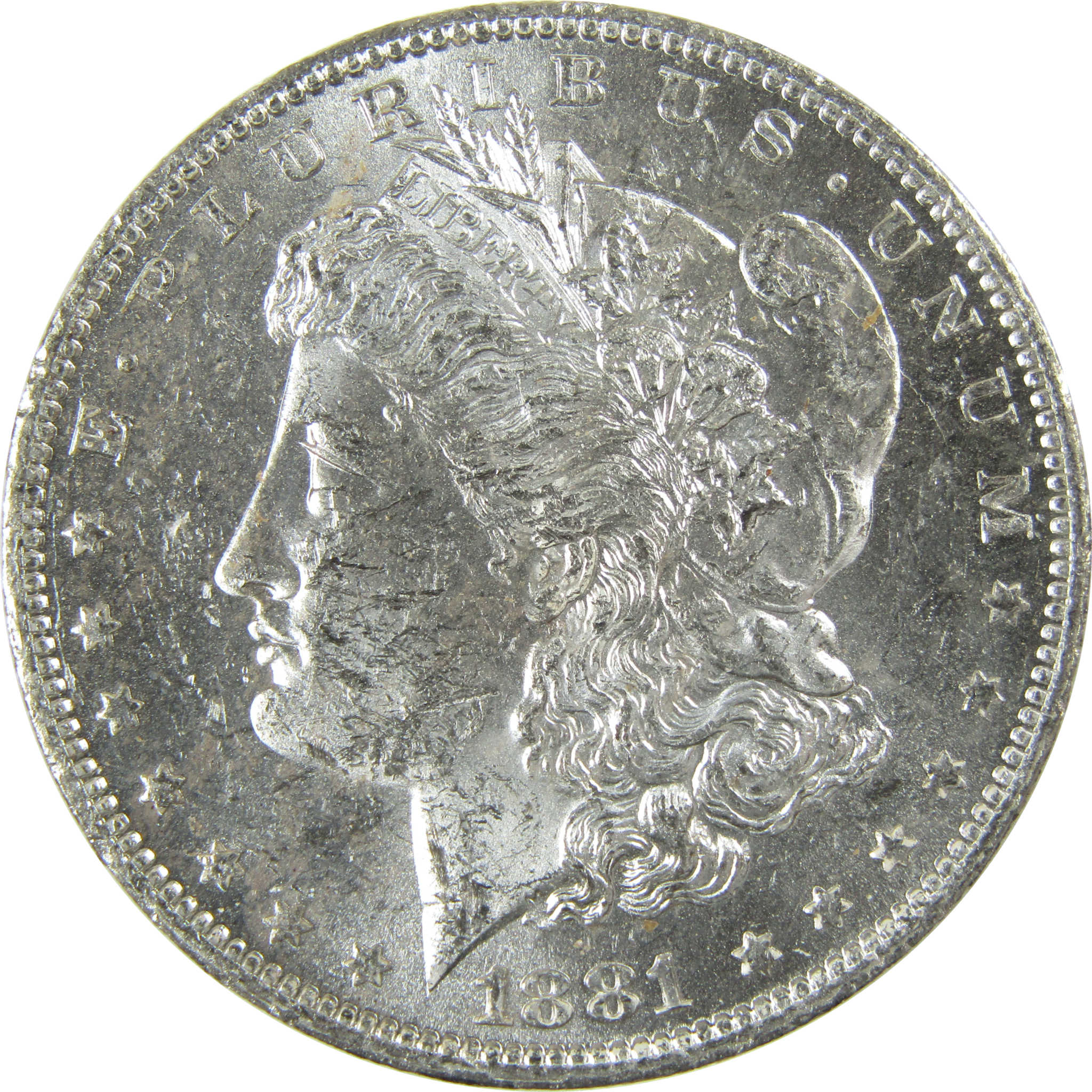 1881 O Morgan Silver Dollar Uncirculated Mint State $1 Coin SKU:I27704