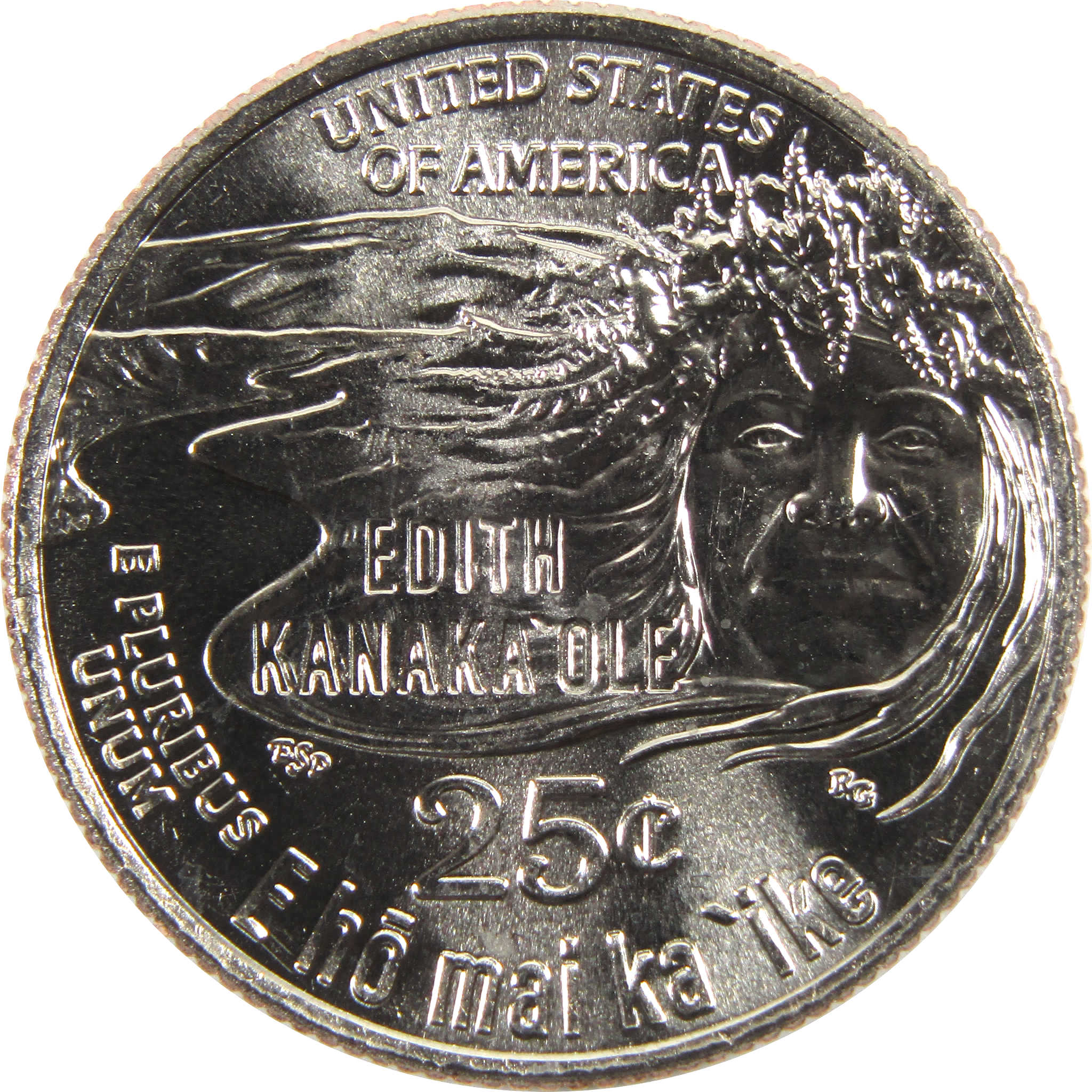 2023 D Edith Kanaka'ole American Women Quarter Uncirculated Clad Coin