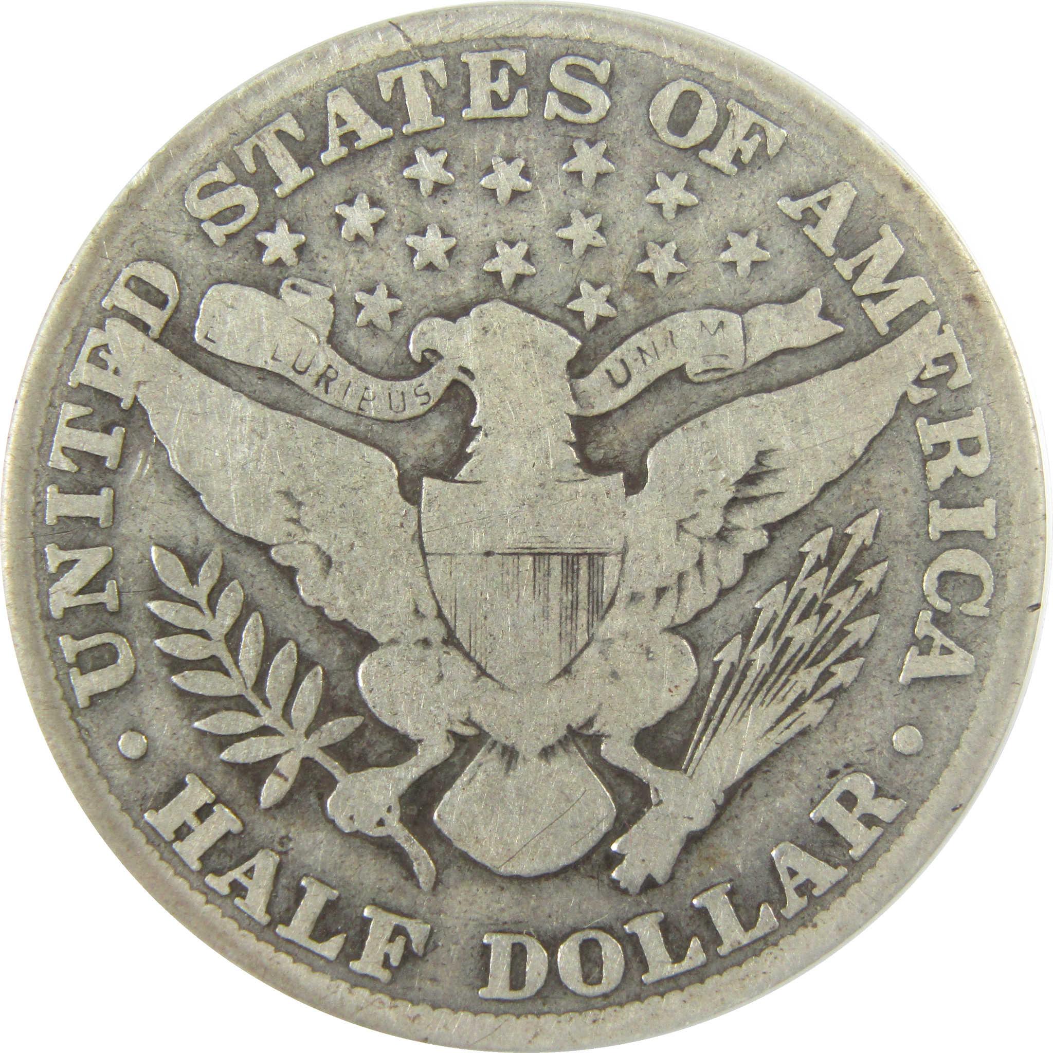 1915 Barber Silver Half Dollar G 6 Details ANACS 50c CoinSKU:I28071