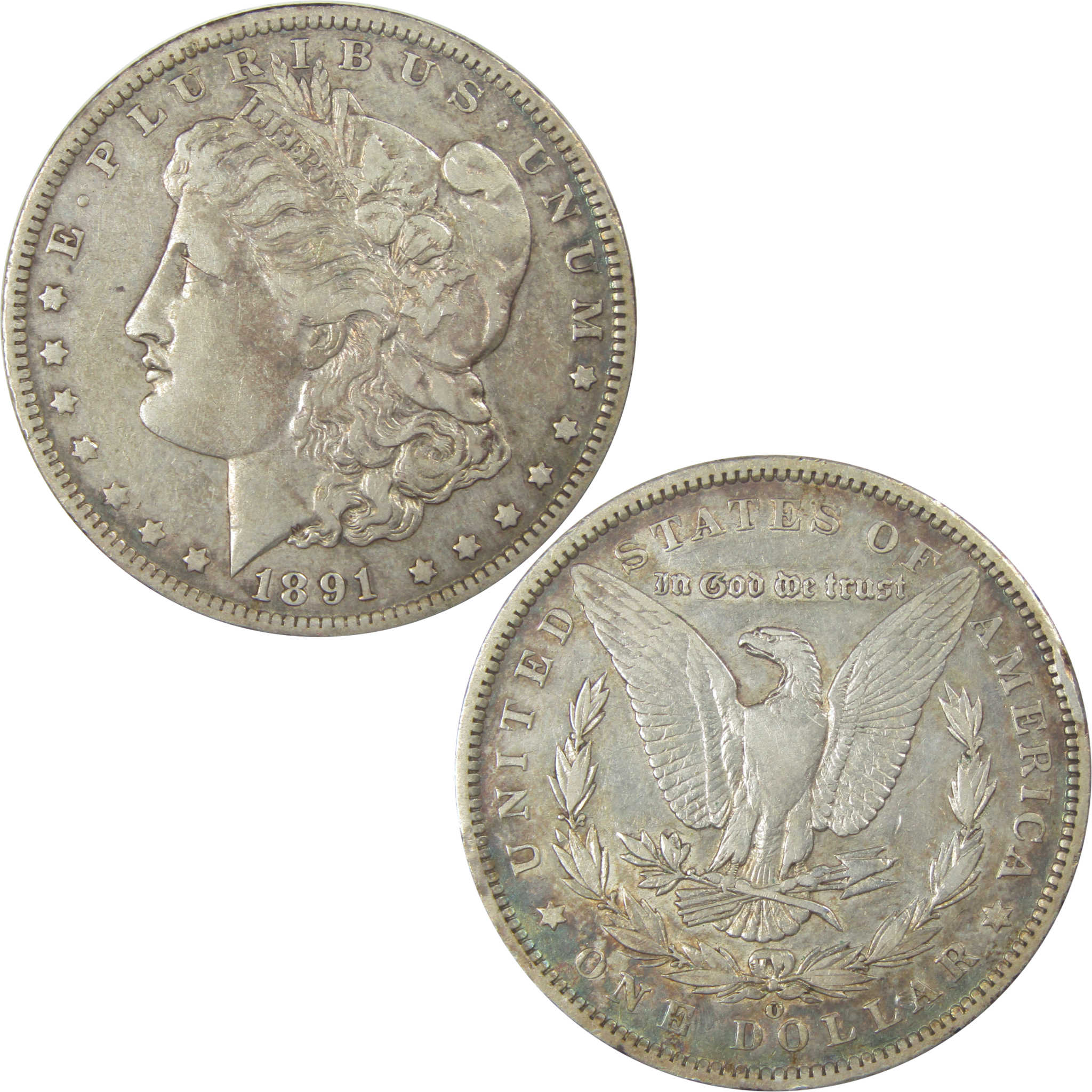 1891 O Morgan Dollar VF Very Fine Details Silver $1 Coin SKU:CPC8910 - Morgan coin - Morgan silver dollar - Morgan silver dollar for sale - Profile Coins & Collectibles