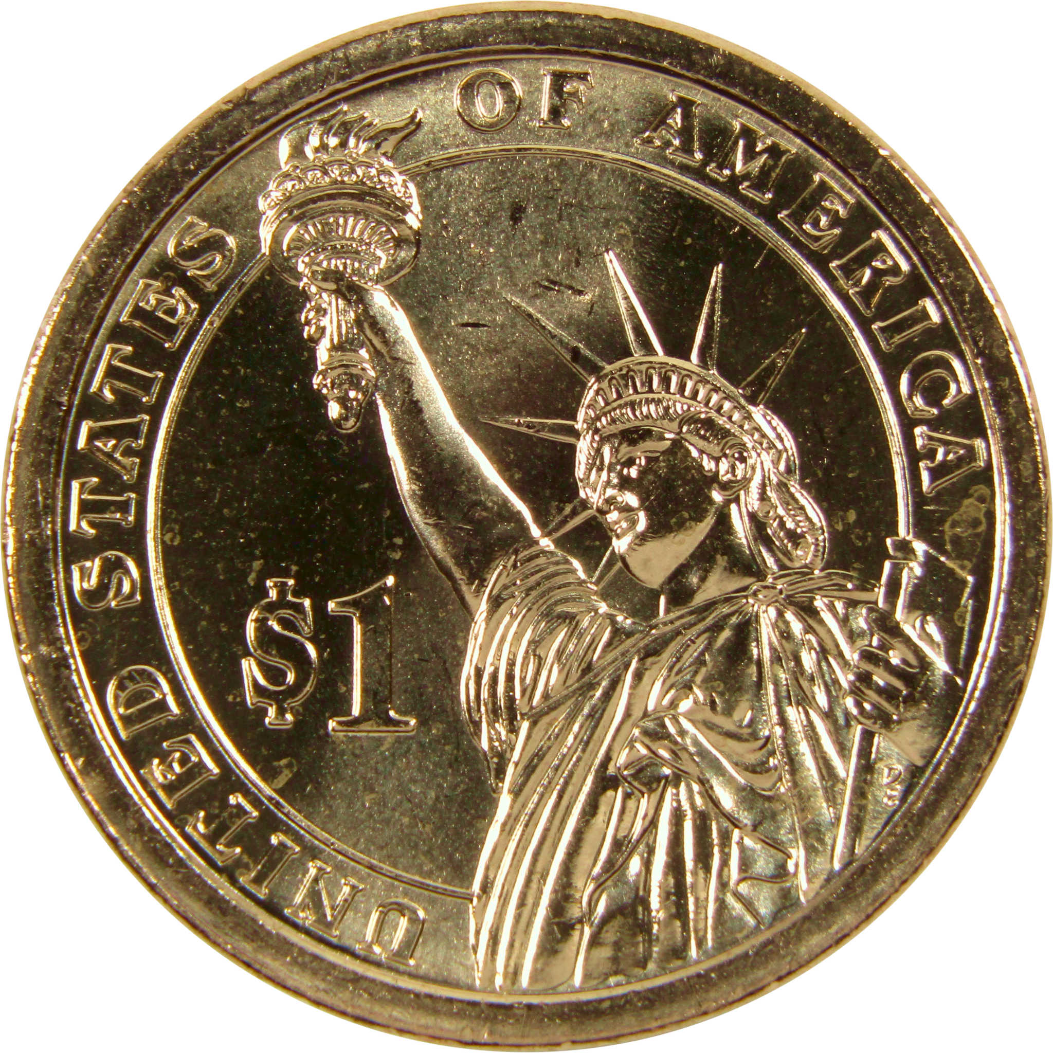 2012 P Grover Cleveland 2nd Term Presidential Dollar Uncirculated Coin