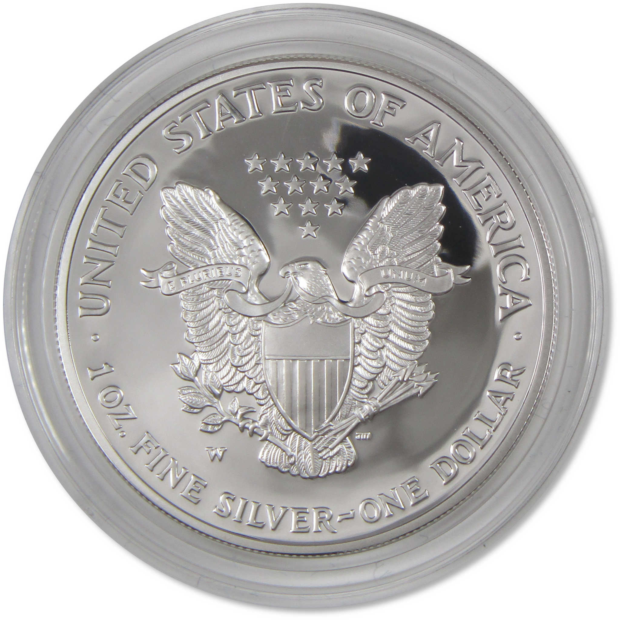 2004 W American Silver Eagle Choice Proof Bullion $1 Coin OGP COA