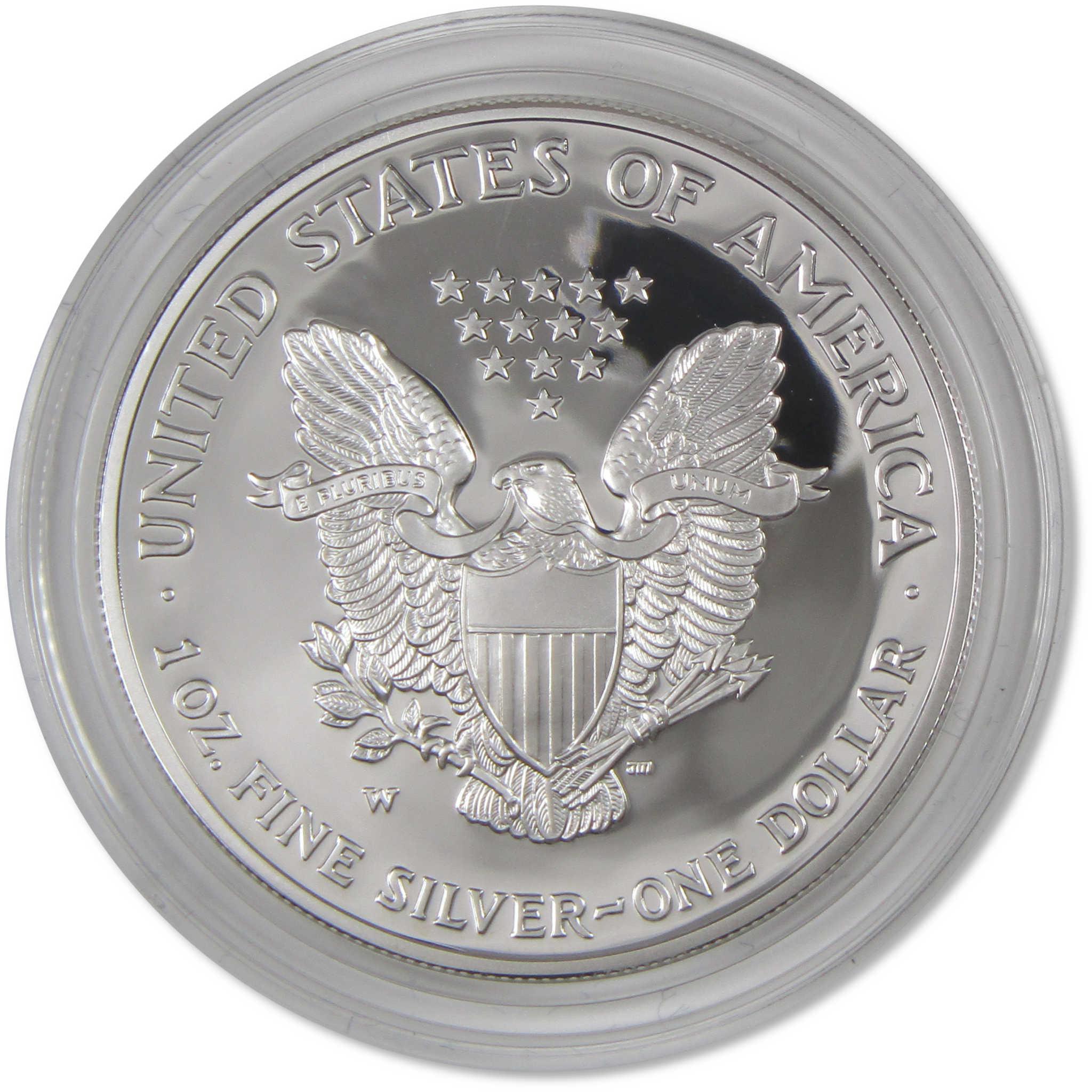 2004 W American Silver Eagle Proof $1 Coin Collectible OGP COA