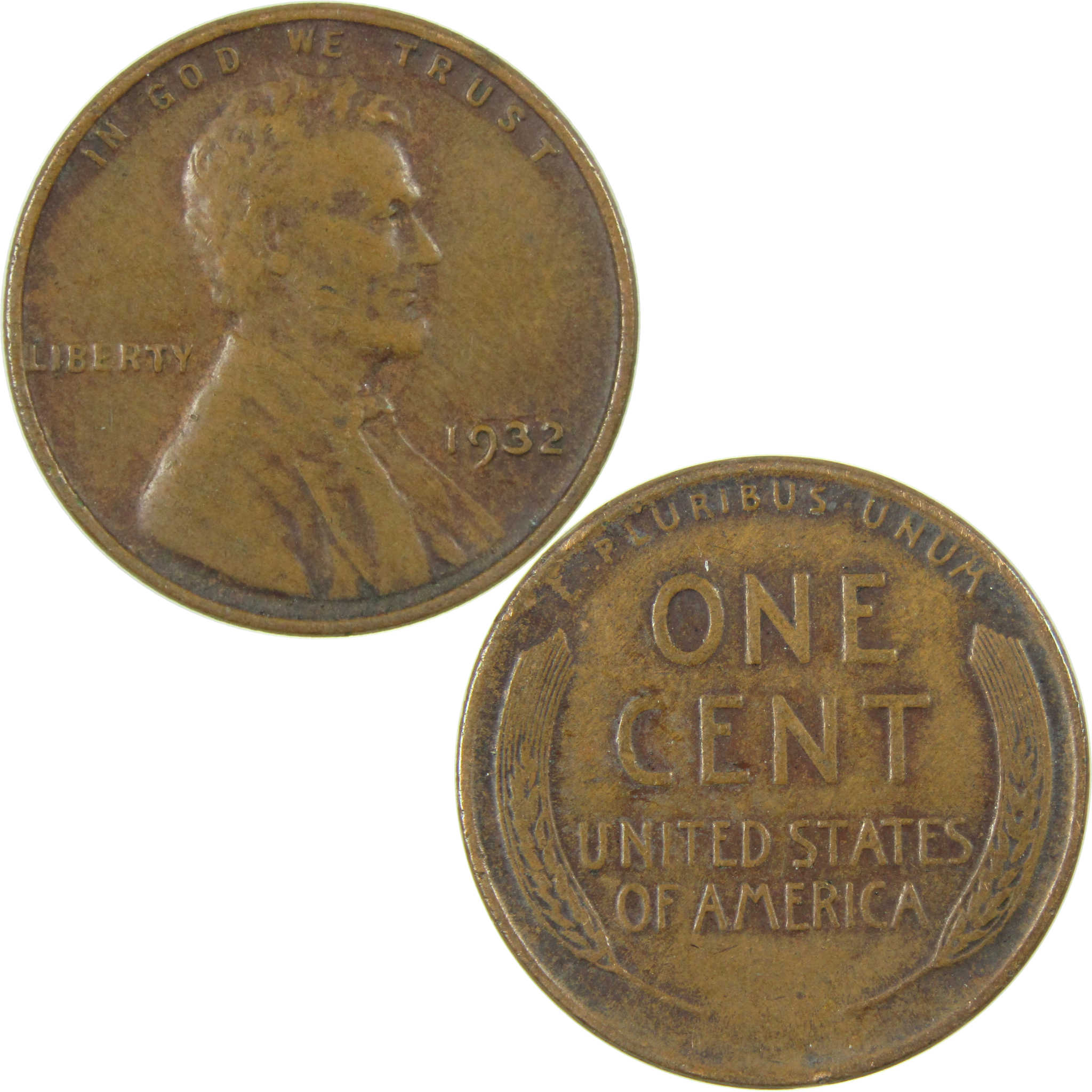 1932 Lincoln Wheat Cent VF Very Fine Penny 1c Coin SKU:I26771