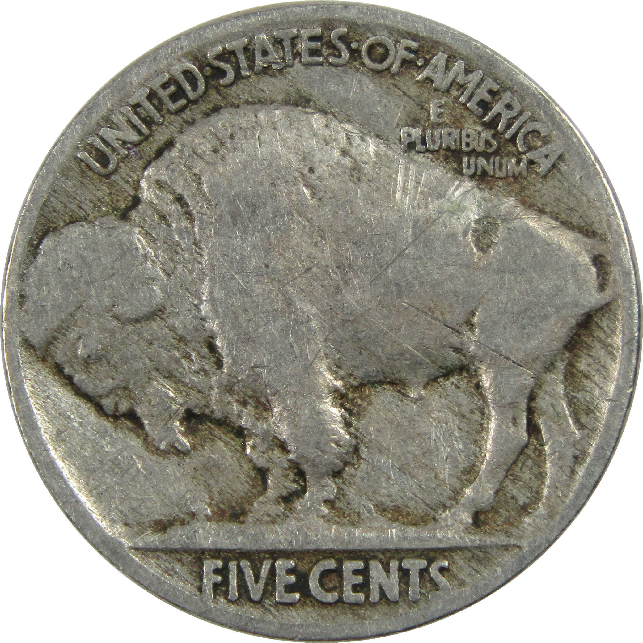 1914 Indian Head Buffalo Nickel G Good 5c Coin SKU:I12600