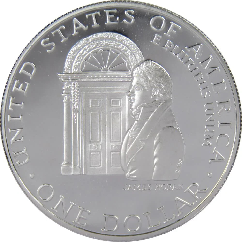 1992 W White House Commemorative Silver Dollar Proof $1 Coin