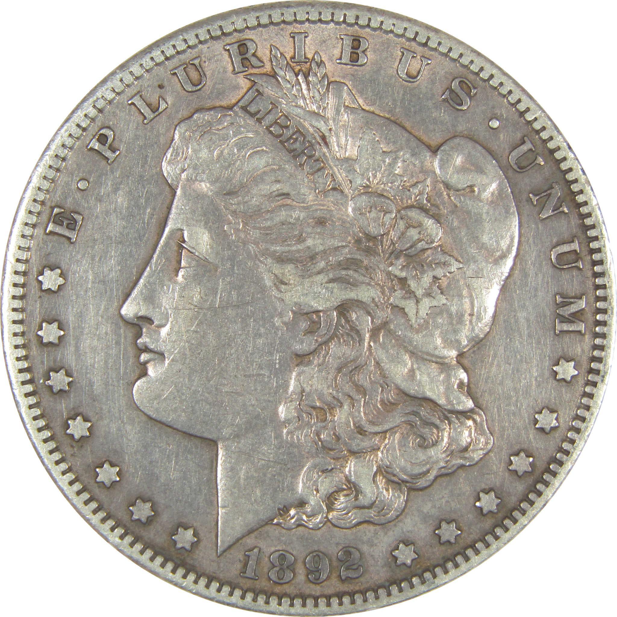 1892 S Morgan Dollar XF EF Extremely Fine Details Silver SKU:I22498 - Morgan coin - Morgan silver dollar - Morgan silver dollar for sale - Profile Coins & Collectibles