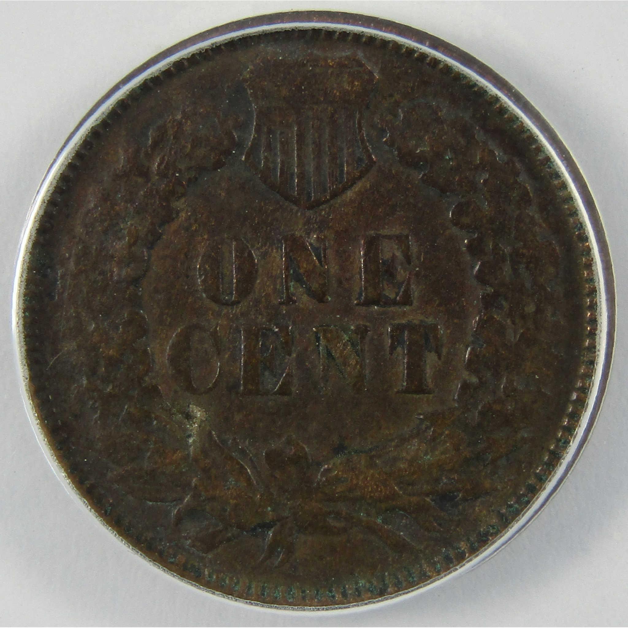 1874 Indian Head Cent EF 45 Details ANACS Penny 1c Coin SKU:I25484
