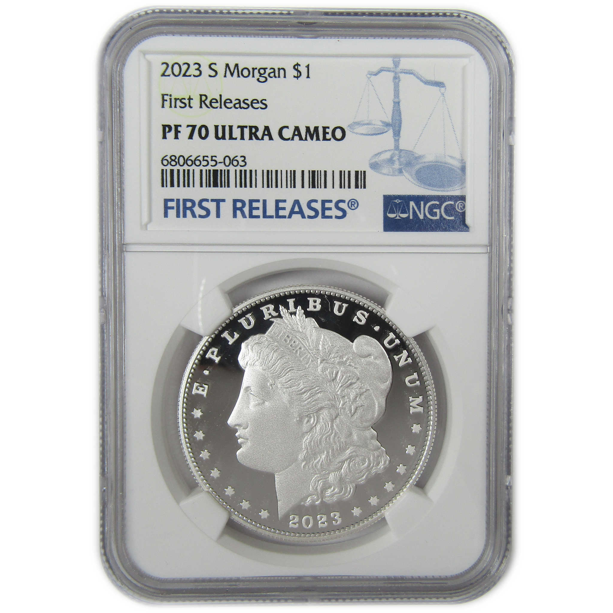 2023 S Morgan Dollar PF 70 UCAM NGC Proof First Releases SKU:CP1557