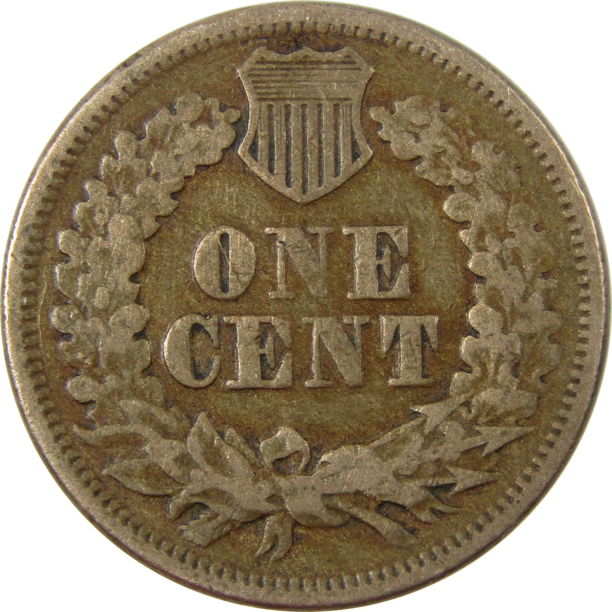 1864 Indian Head Copper-Nickel Cent G Good Details Penny SKU:CP1217