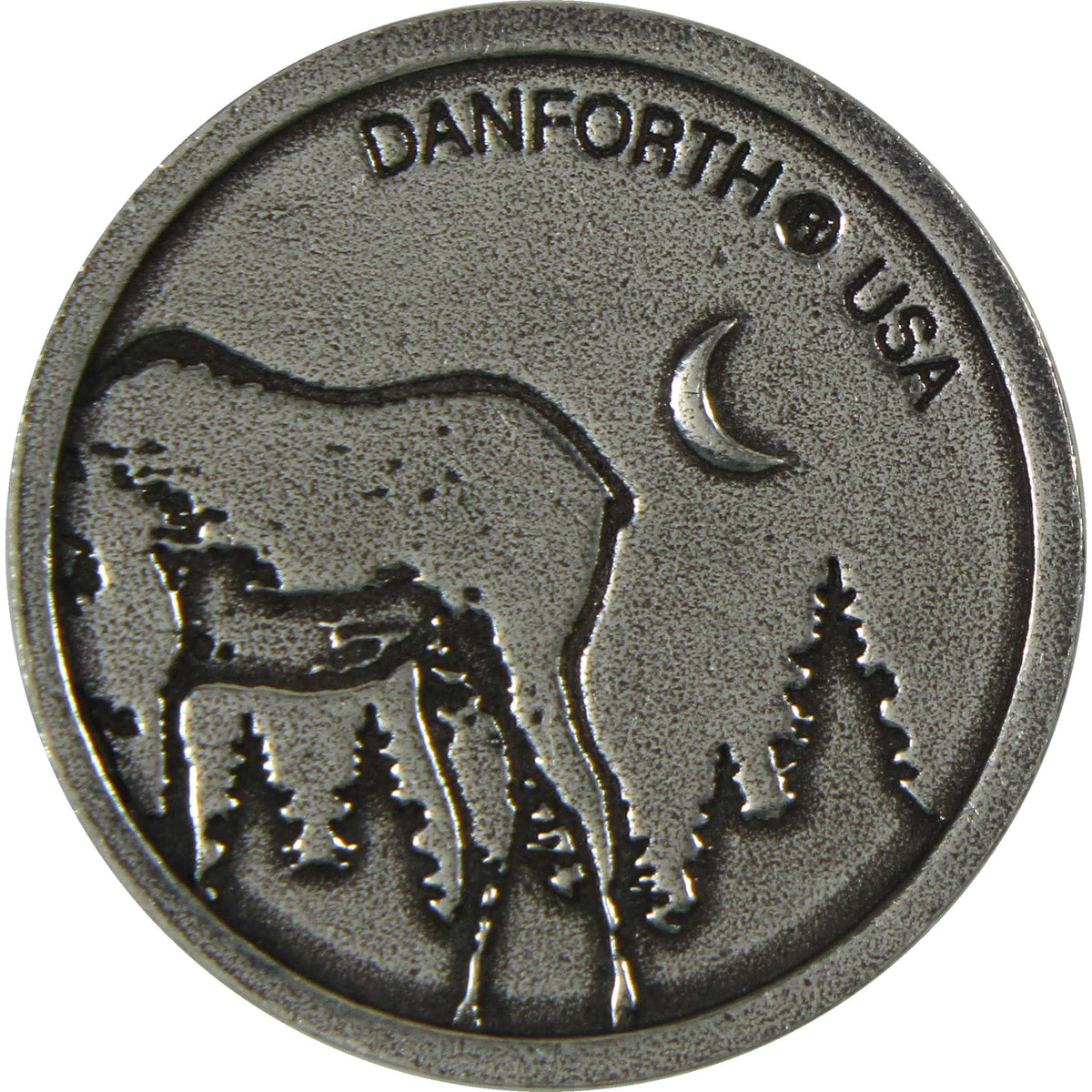 Moose Heads & Tails Pewter Pocket Coin