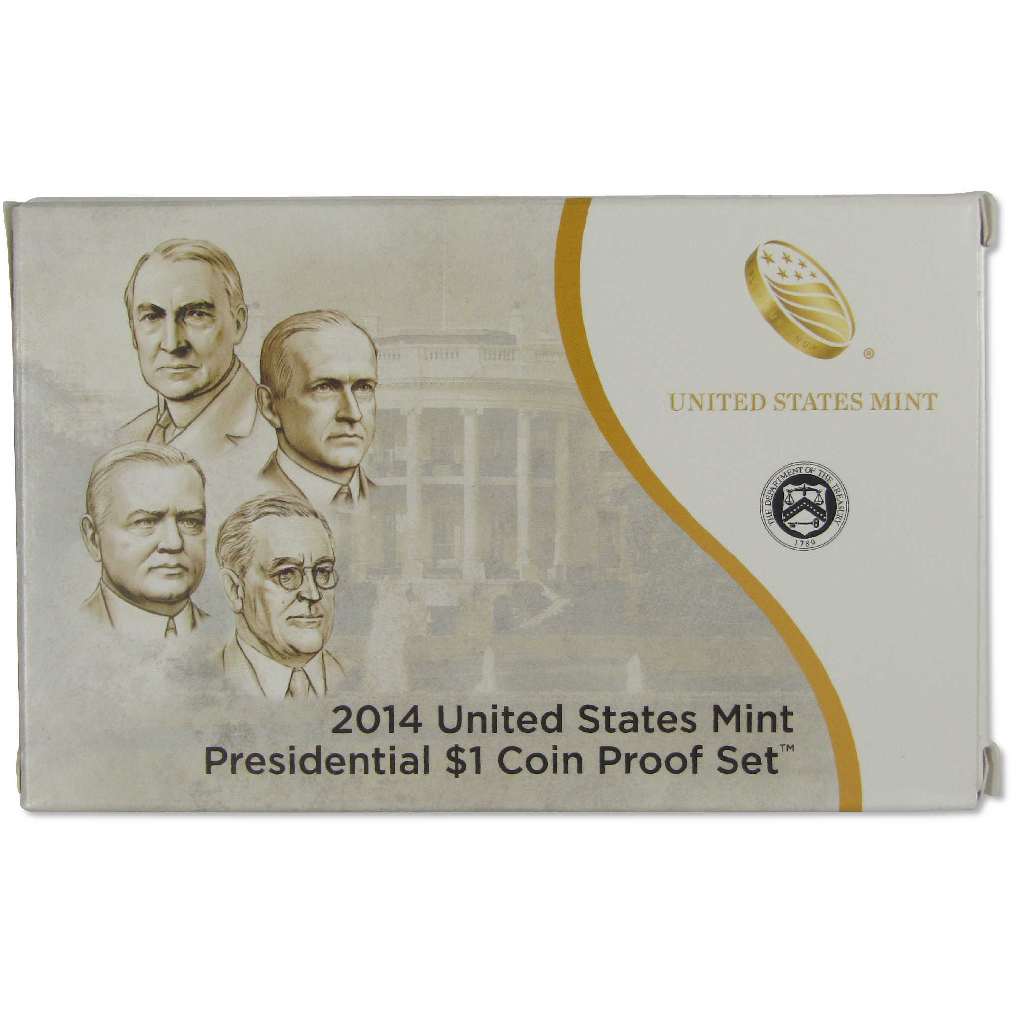 2014 Presidential Dollar Proof Set U.S. Mint Packaging OGP COA