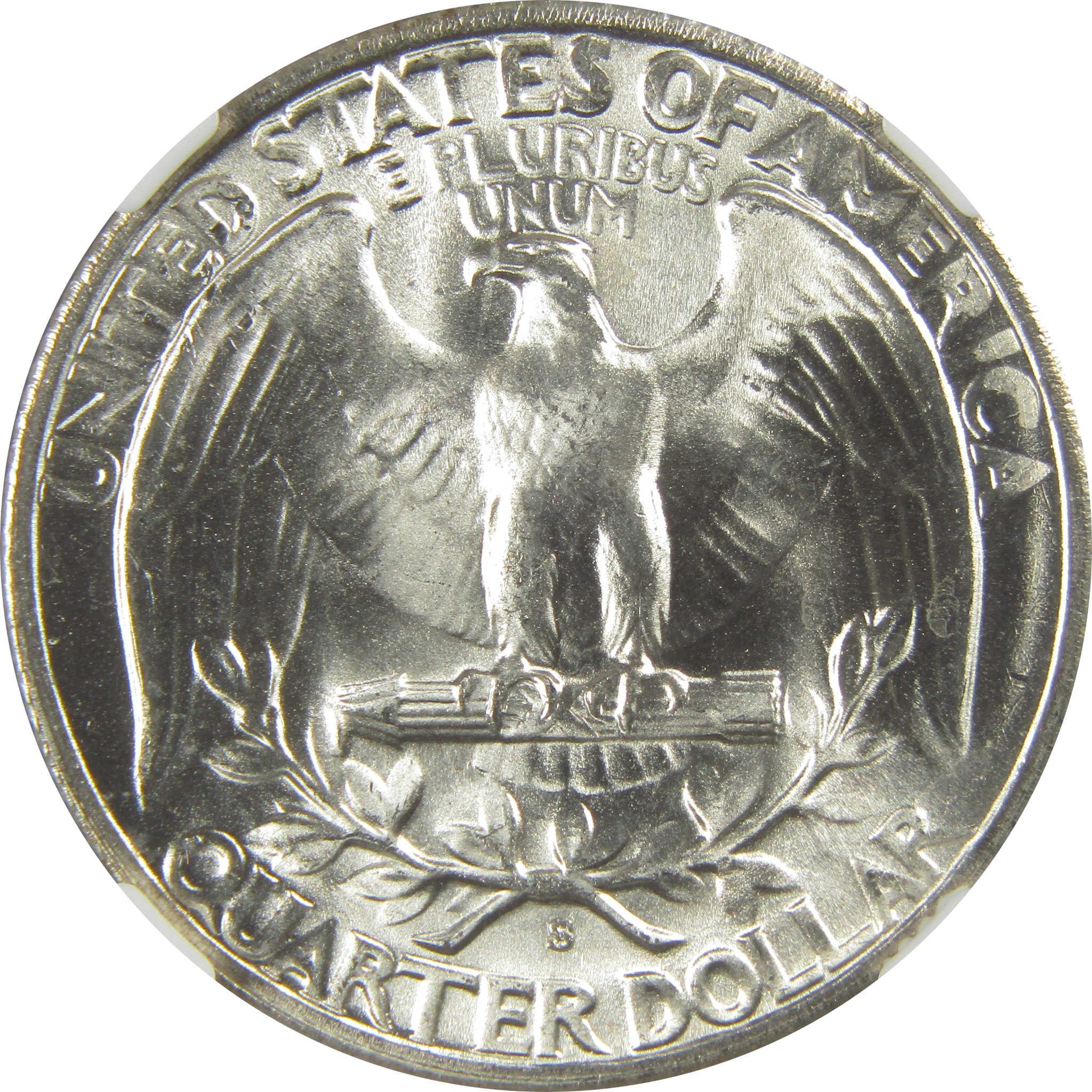 1946 S Washington Quarter MS 66 NGC Silver Bag Fragment SKU:I20510