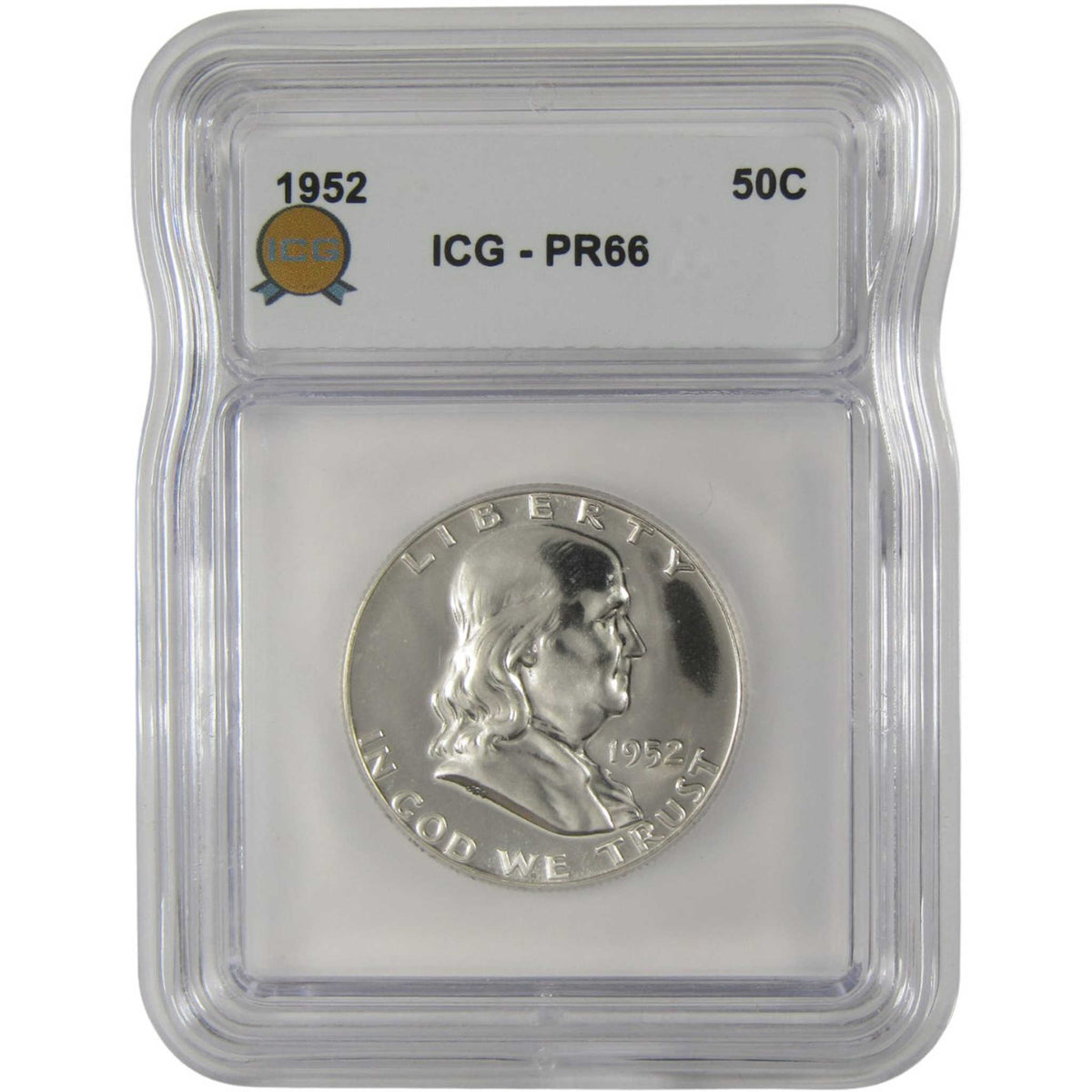 1952 Franklin Silver Half Dollar PR 66 ICG Proof 50c Coin SKU:I29116