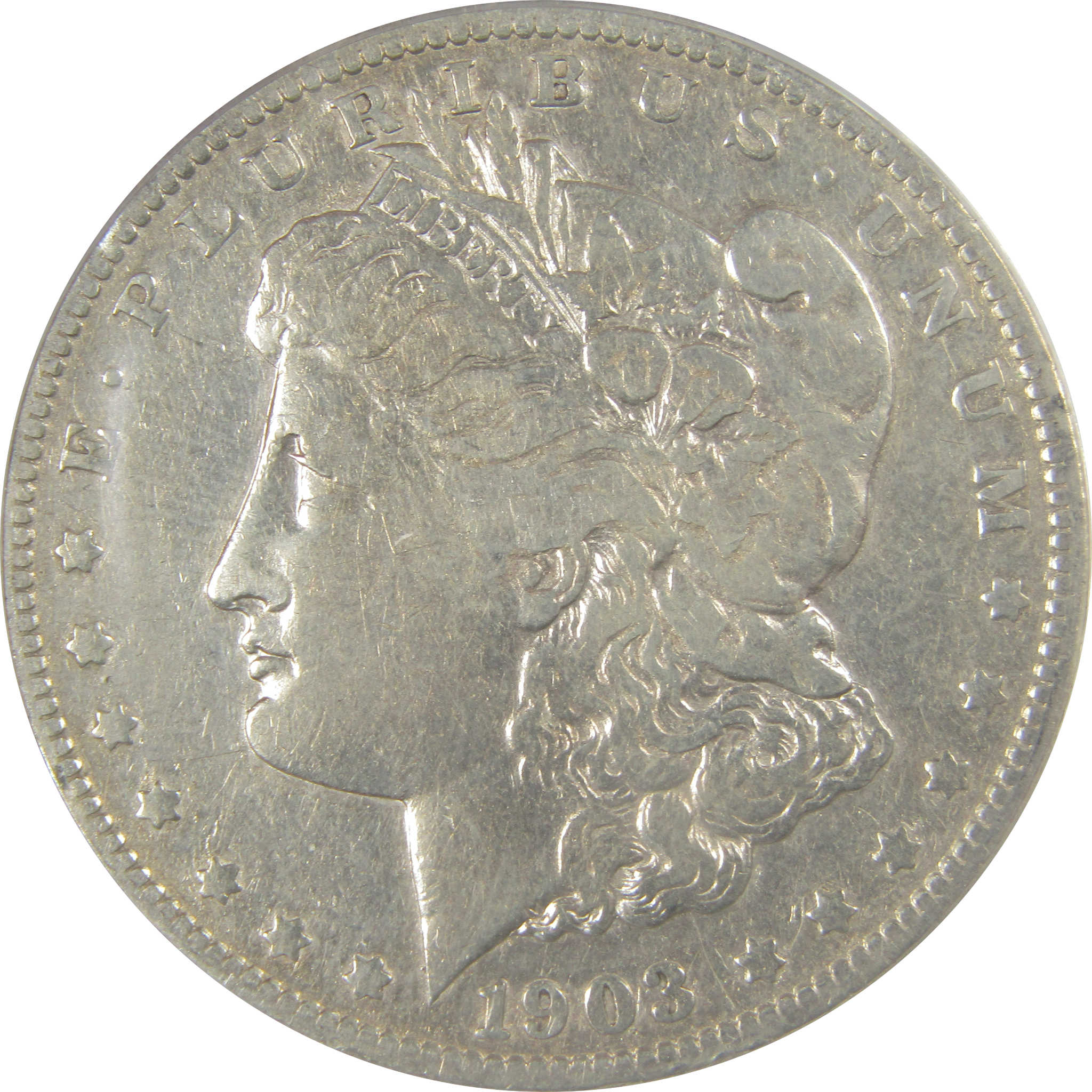 1903 S Morgan Dollar F 15 Details ANACS Silver $1 Coin SKU:I21702 - Morgan coin - Morgan silver dollar - Morgan silver dollar for sale - Profile Coins & Collectibles
