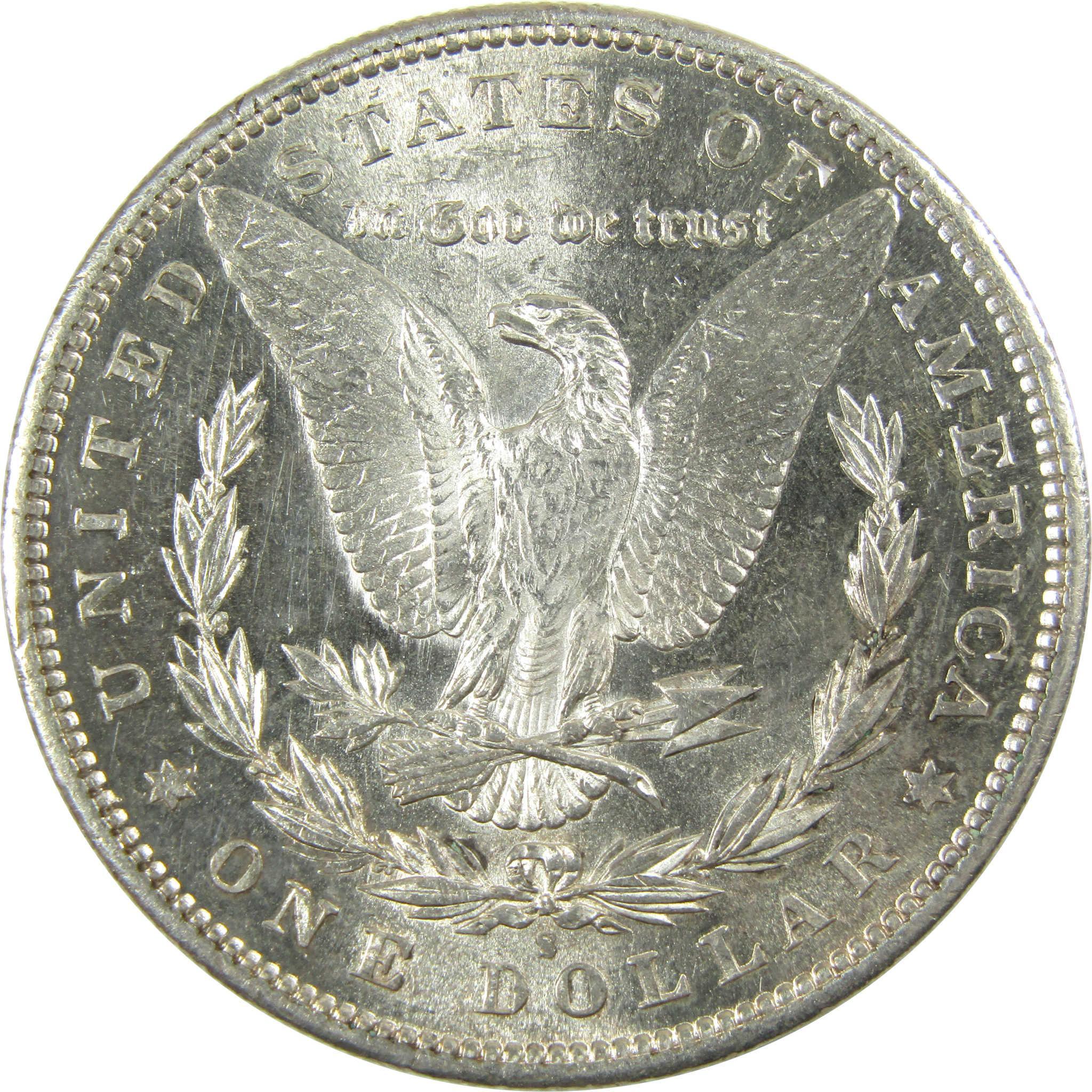 1890 S Morgan Silver Dollar Uncirculated Mint State $1 Coin SKU:I25985 - Morgan coin - Morgan silver dollar - Morgan silver dollar for sale - Profile Coins & Collectibles