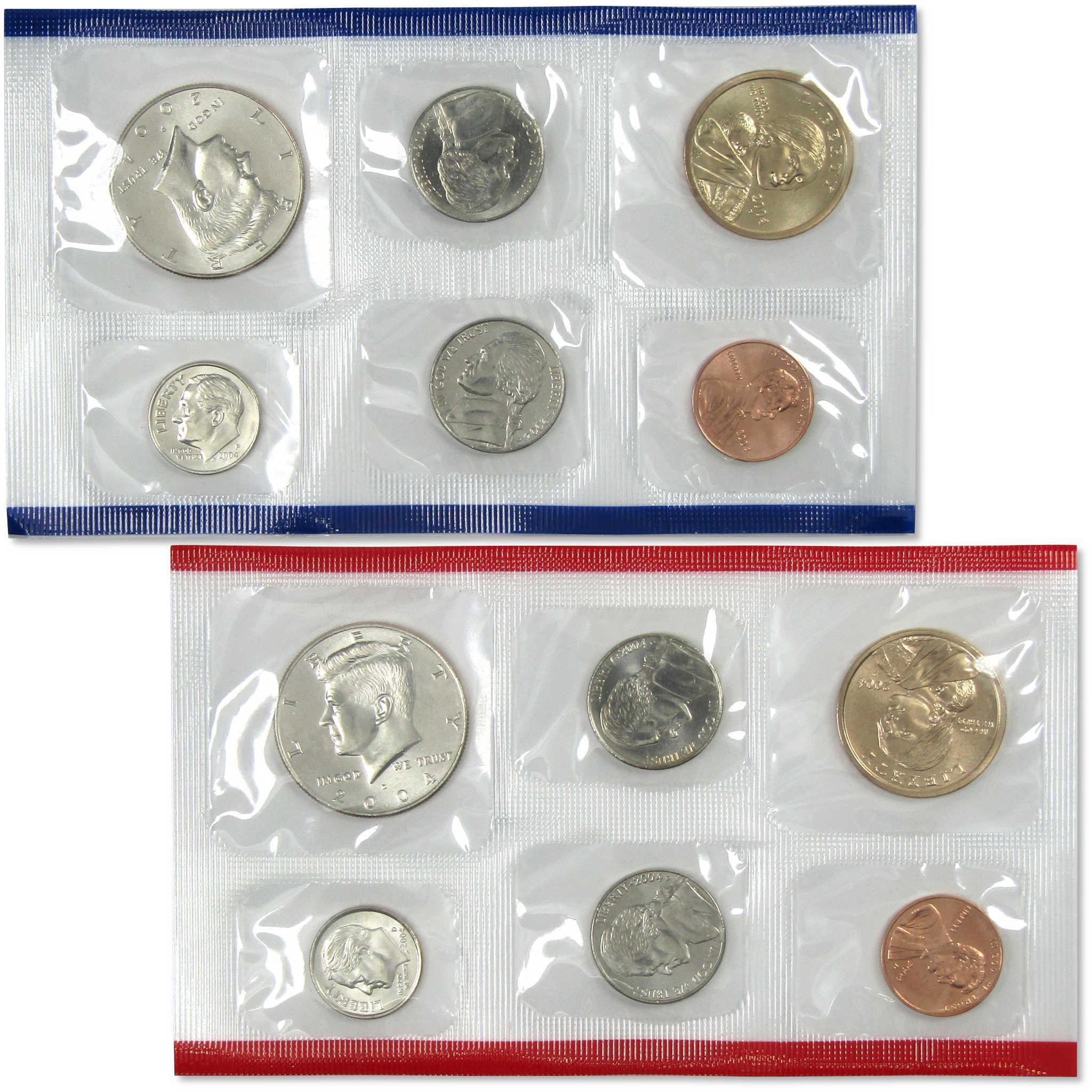 2004 Uncirculated Coin Set U.S Mint Government Packaging OGP COA