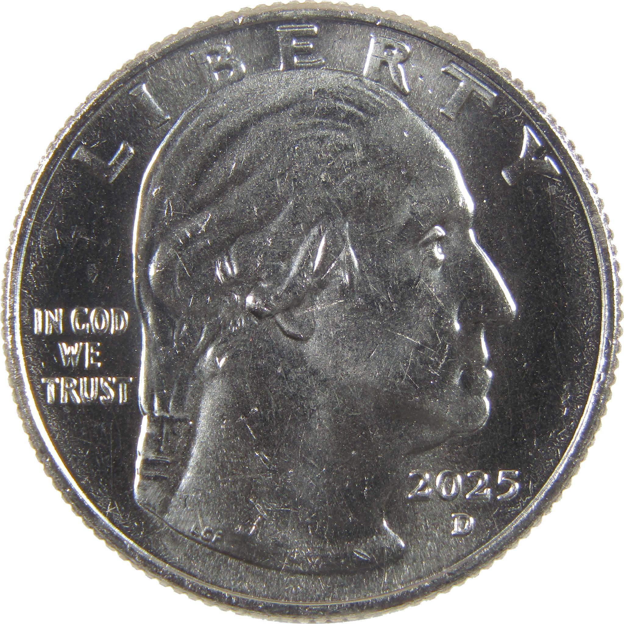 2025 D Ida B. Wells American Women Quarter Uncirculated Clad 25c Coin