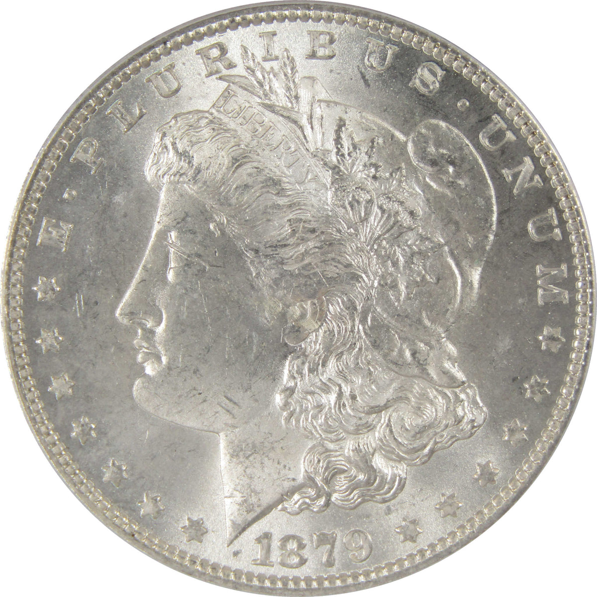 1879 O Morgan Silver Dollar MS 64 ICG Uncirculated $1 Coin SKU:I29171