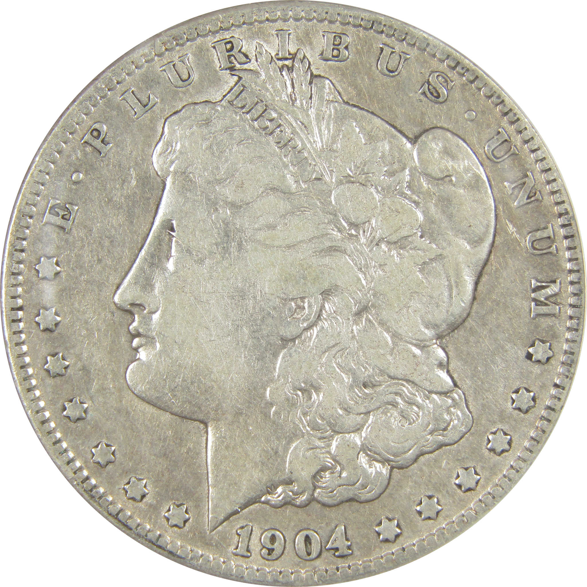 1904 S Morgan Dollar VF 20 Details ANACS Silver $1 Coin SKU:I21125 - Morgan coin - Morgan silver dollar - Morgan silver dollar for sale - Profile Coins & Collectibles