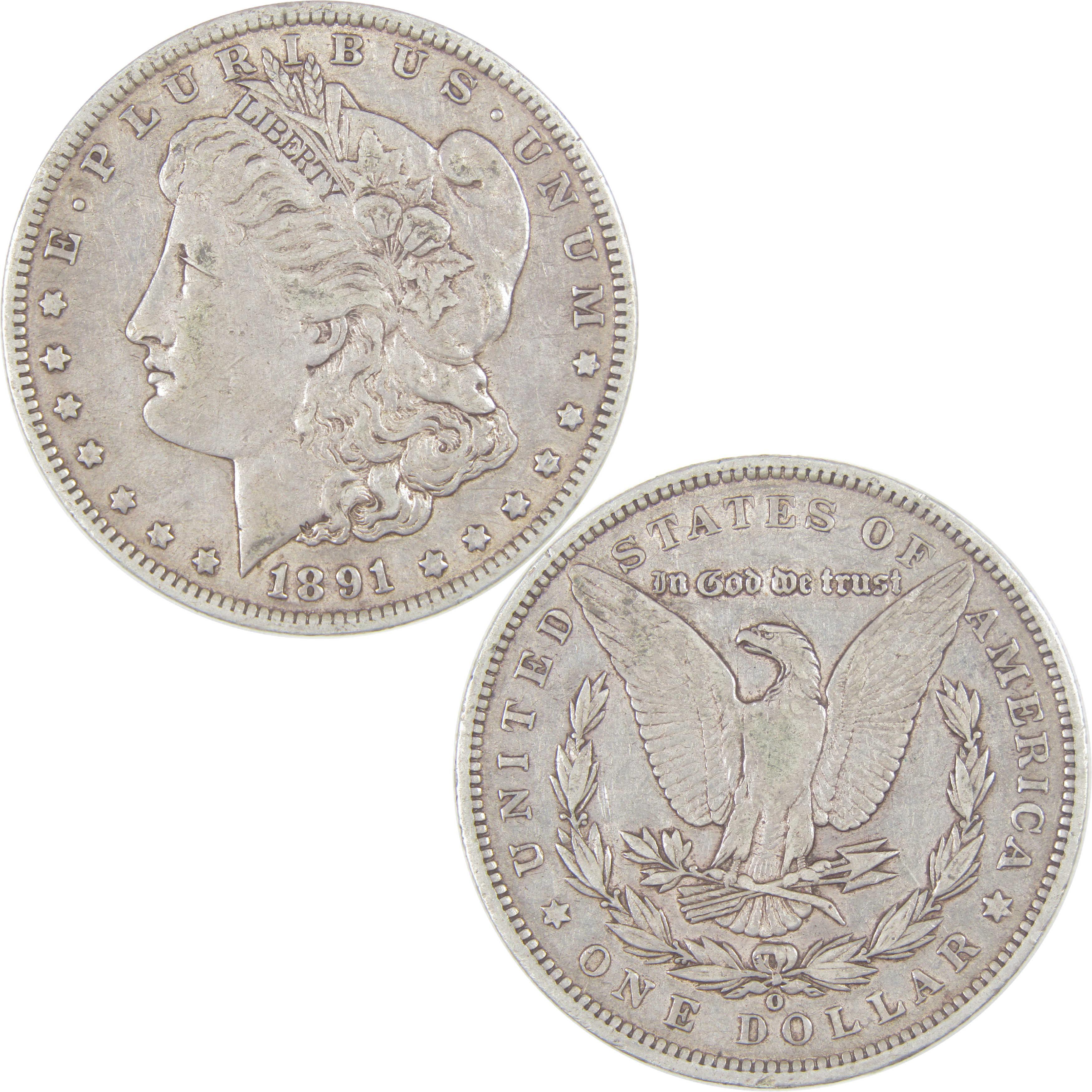 1891 O Morgan Dollar XF EF Extremely Fine Silver $1 Coin SKU:I16992 - Morgan coin - Morgan silver dollar - Morgan silver dollar for sale - Profile Coins & Collectibles