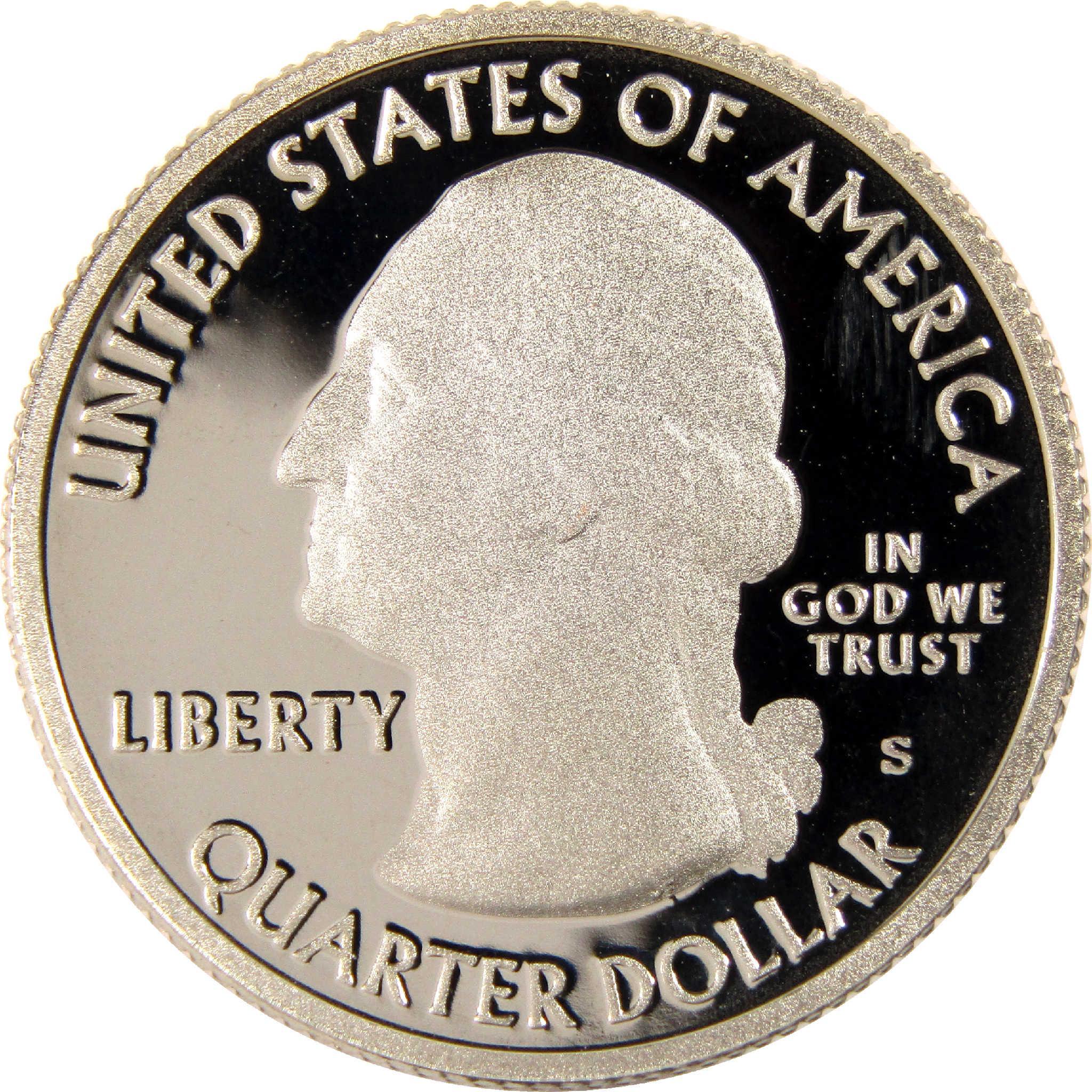 2011 S Chickasaw National Park Quarter Choice Proof Clad 25c Coin