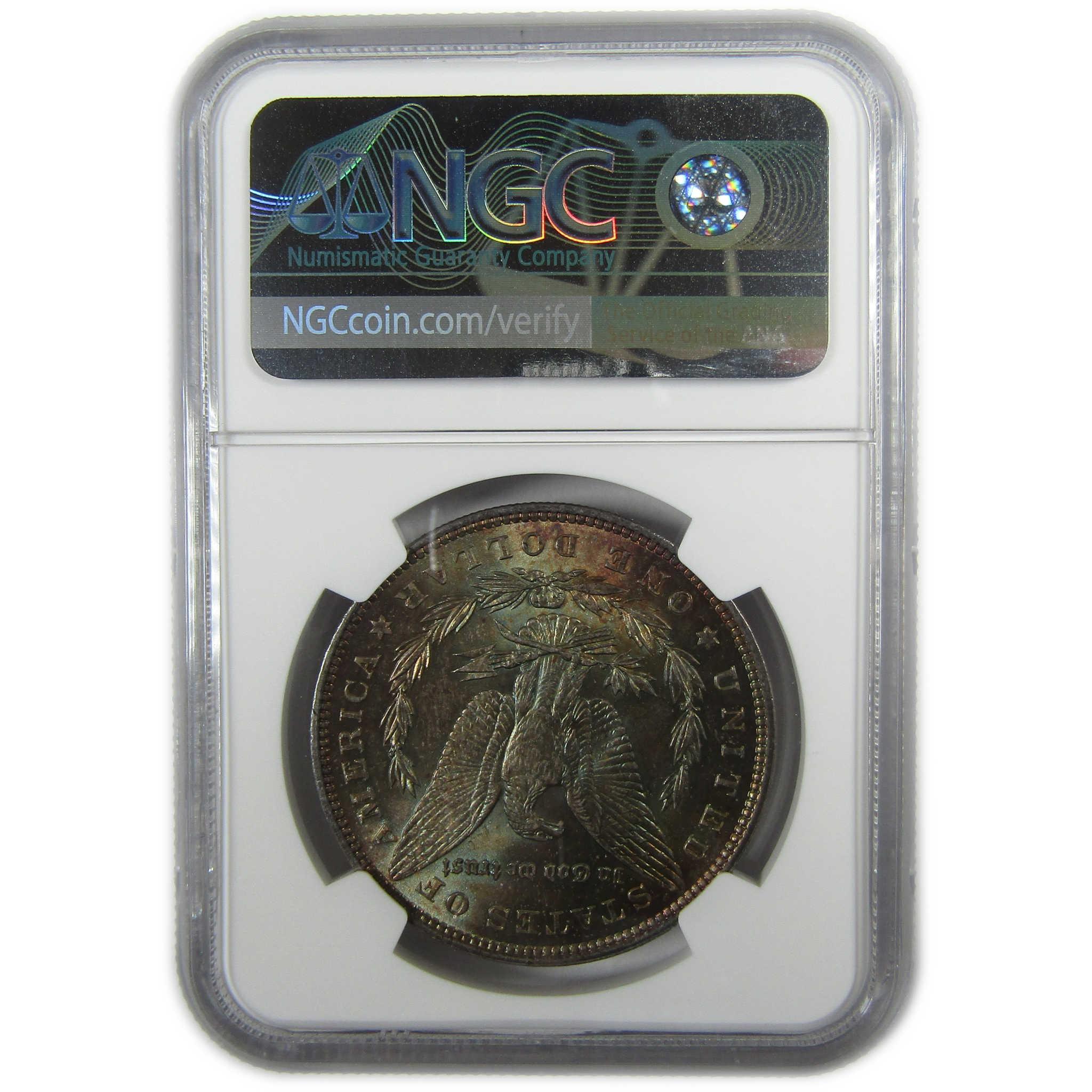 1896 Morgan Silver Dollar MS 64 NGC Uncirculated Toned SKU:I27894
