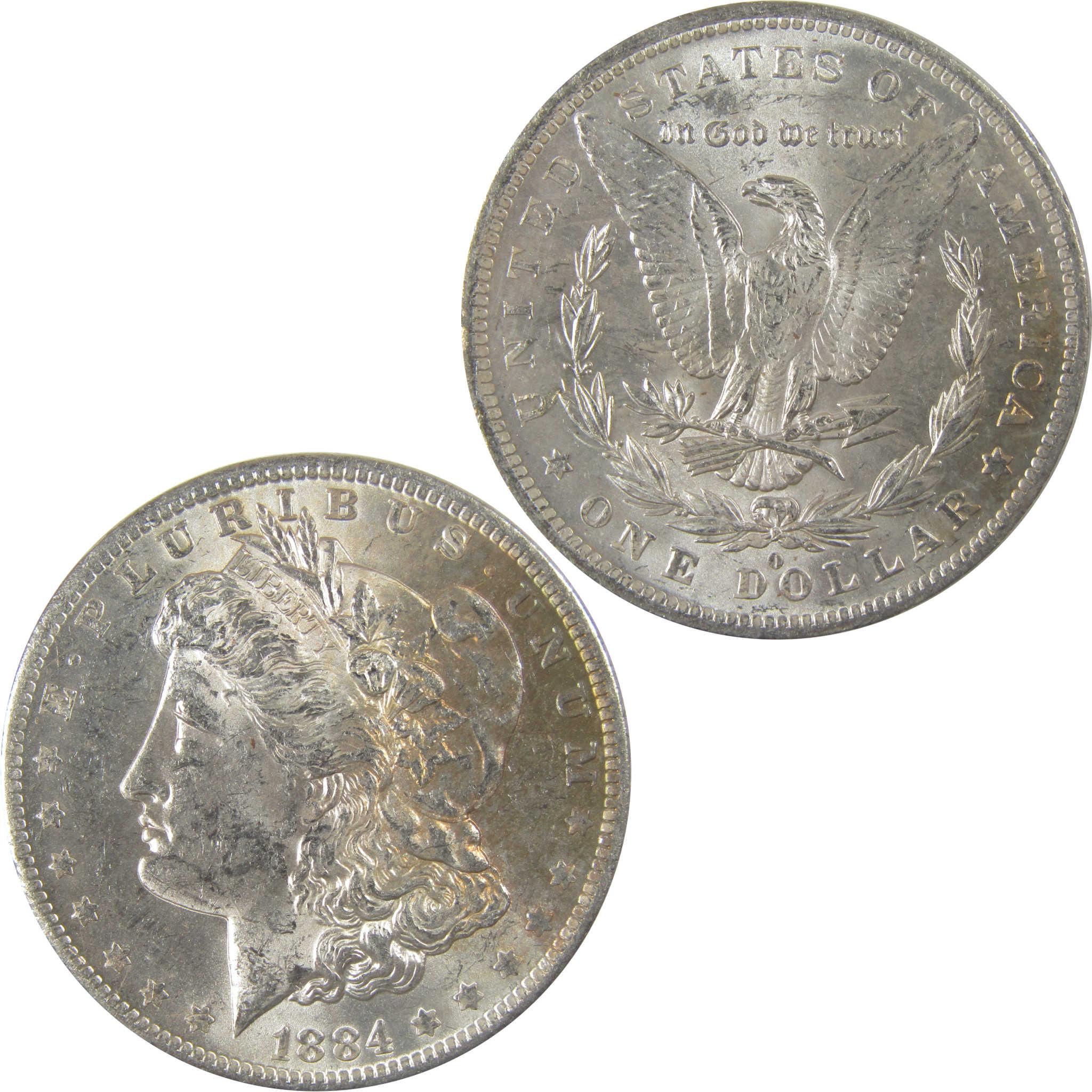 1884 O Morgan Silver Dollar BU Choice Uncirculated Toned SKU:I24188