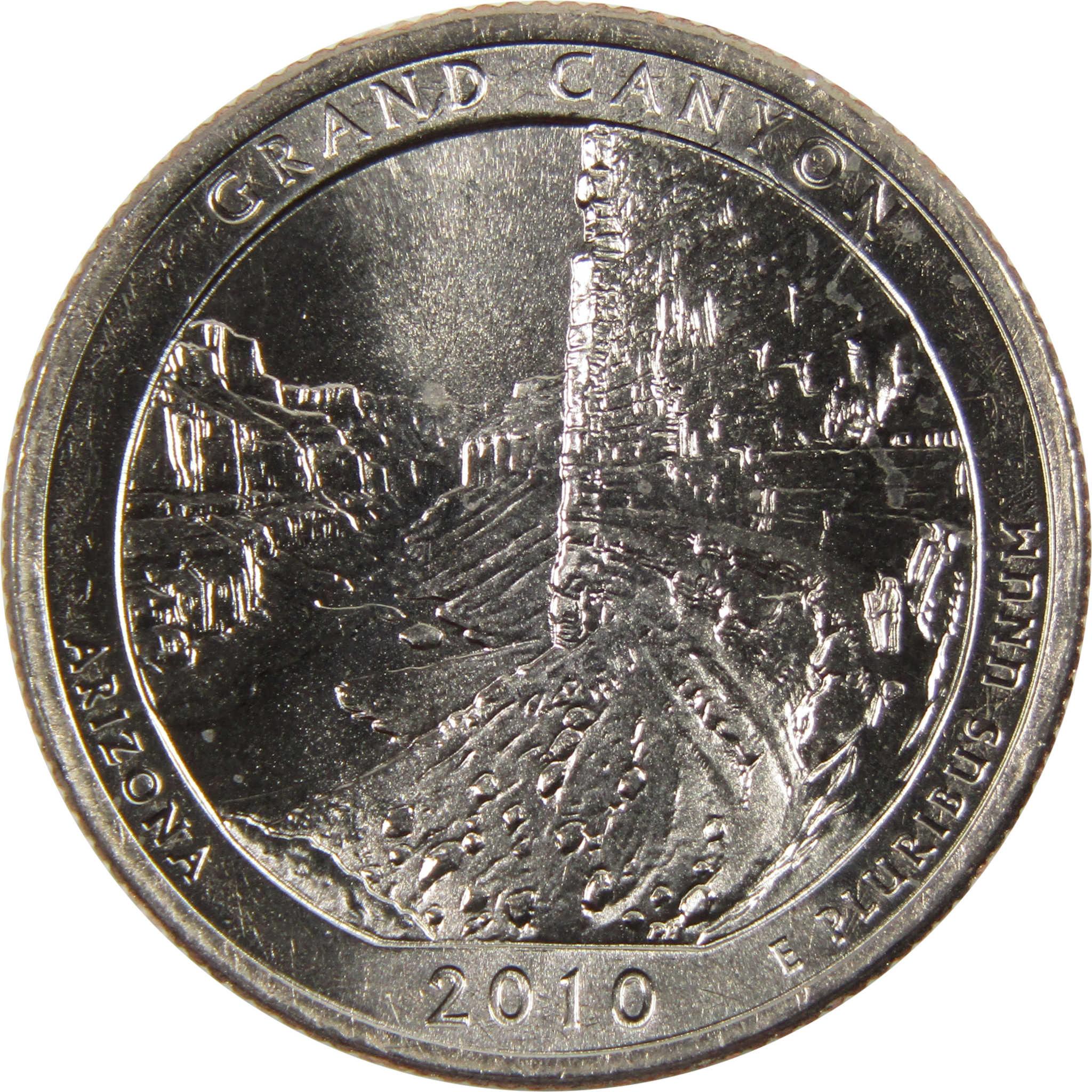 2010 P Grand Canyon National Park Quarter BU Uncirculated Clad 25c