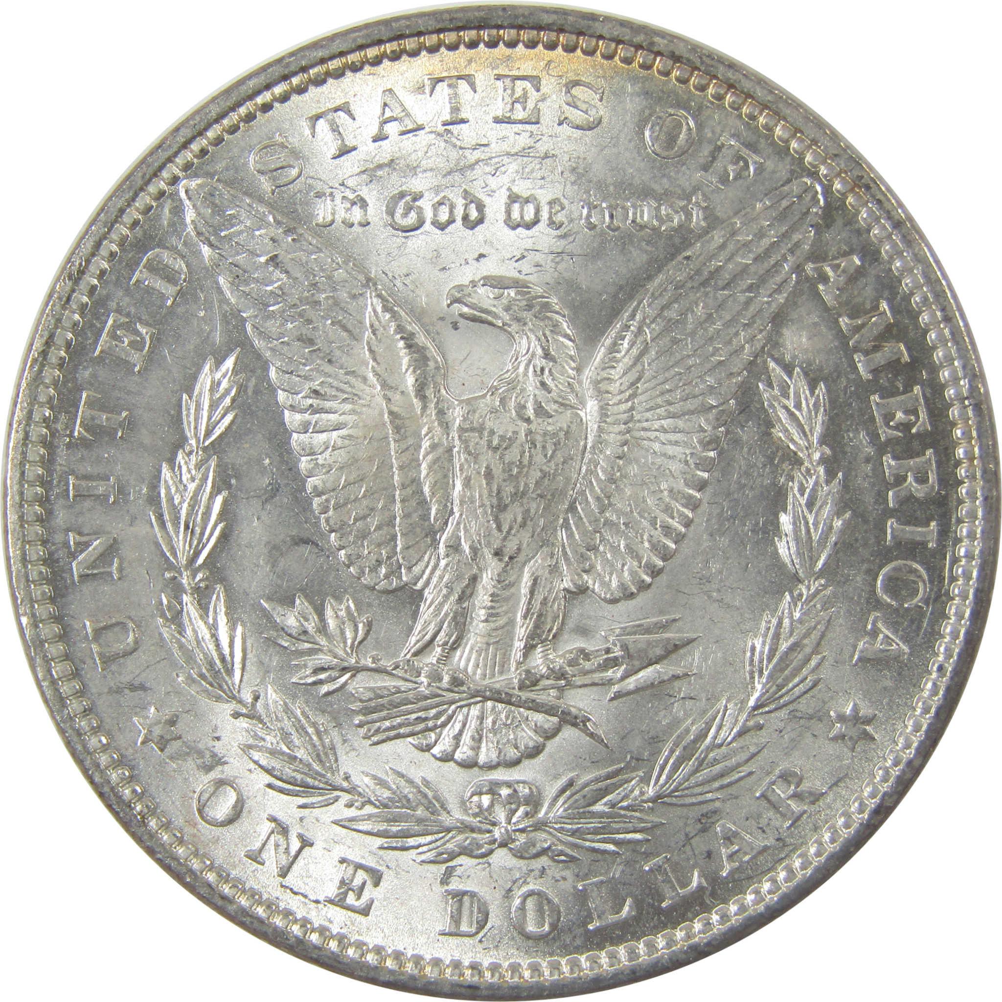 1883 Morgan Silver Dollar Uncirculated Mint State Toned SKU:I24722