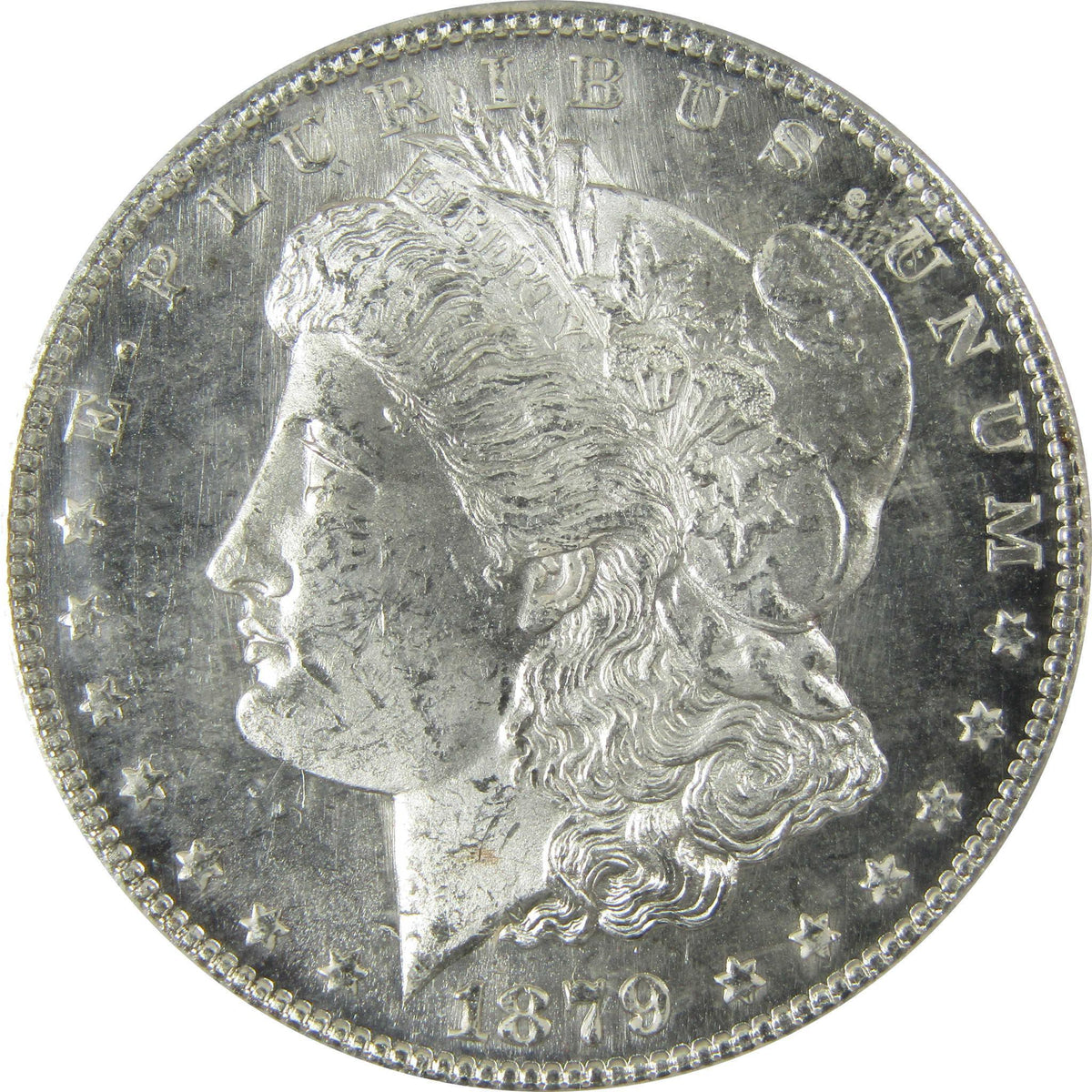1879 S Rev 79 Morgan Silver Dollar MS 62 ANACS Uncirculated SKU:CP608 - Morgan coin - Morgan silver dollar - Morgan silver dollar for sale - Profile Coins & Collectibles
