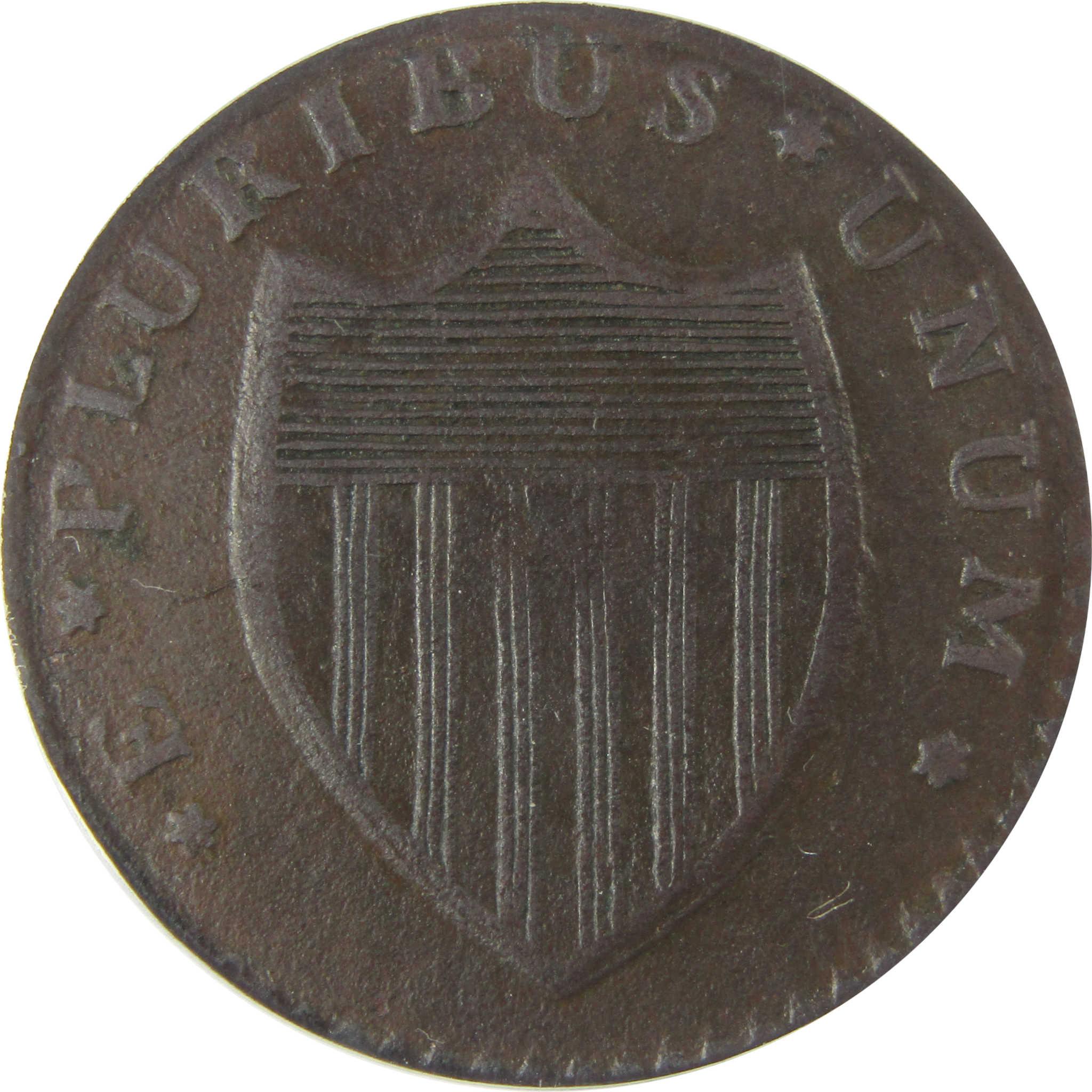 1786 New Jersey Copper VF 20 ANACS Post Colonial Coin SKU:CP569