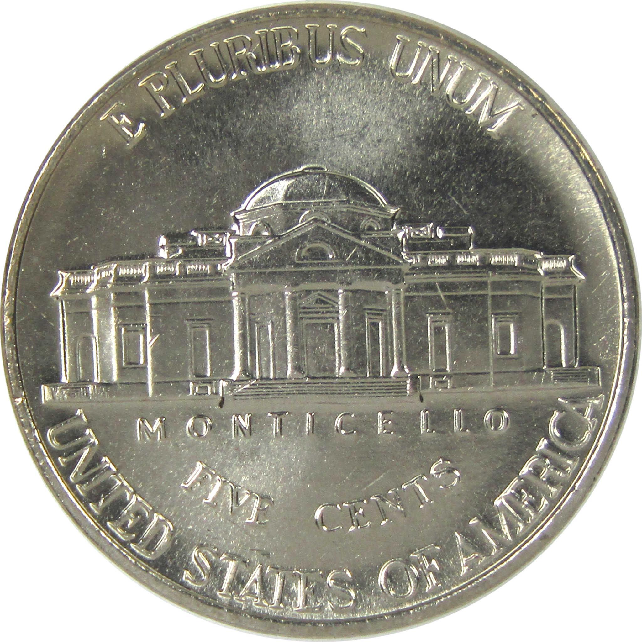 1997 D Jefferson Nickel Uncirculated 5c Coin